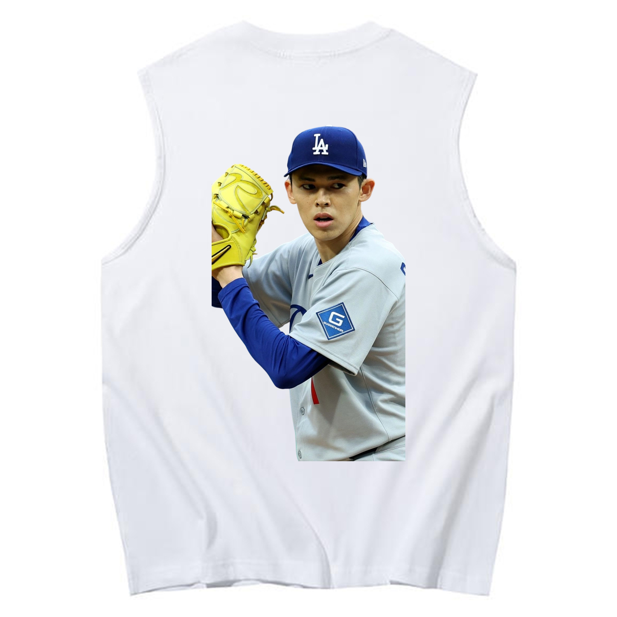  230g Pure Cotton Tank Top With Back Heat Transfer Print – Soft, Lightweight, Fitted Design – Stylish & Comfortable Casual Wear For Sports & Everyday Use