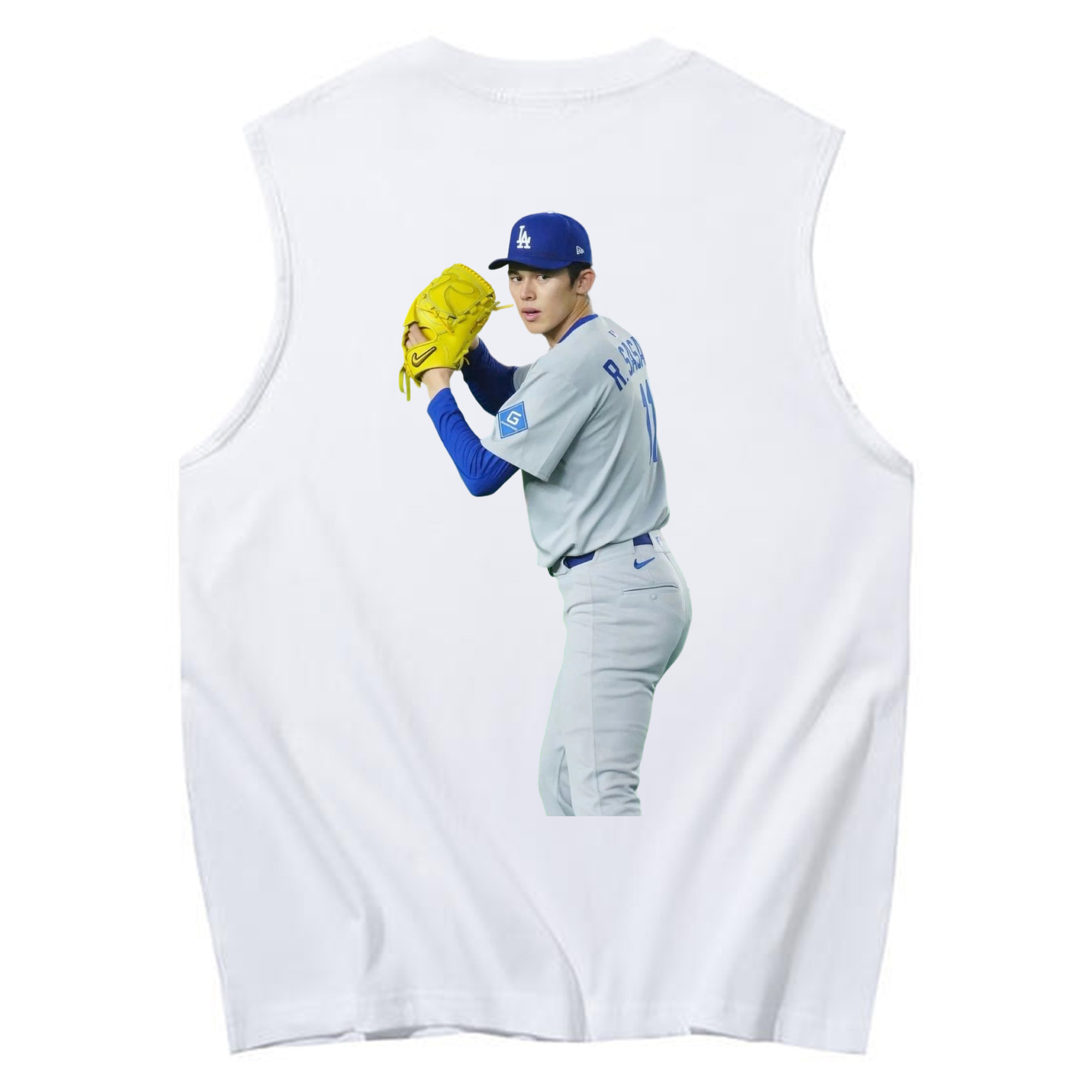  230g Pure Cotton Tank Top With Back Heat Transfer Print – Soft, Lightweight, Fitted Design – Stylish & Comfortable Casual Wear For Sports & Everyday Use