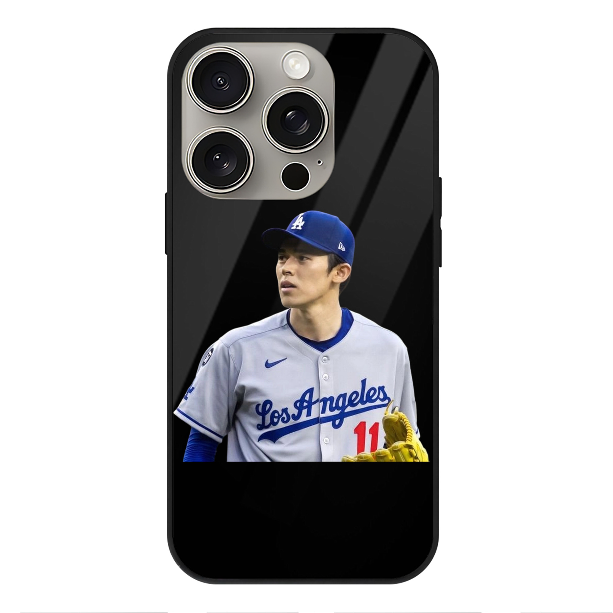  IPhone 15 Pro Mirror Phone Case – UV Printed Glass + TPU – Scratch-Resistant, Wireless Charging Compatible, Precise Fit & Stylish Design