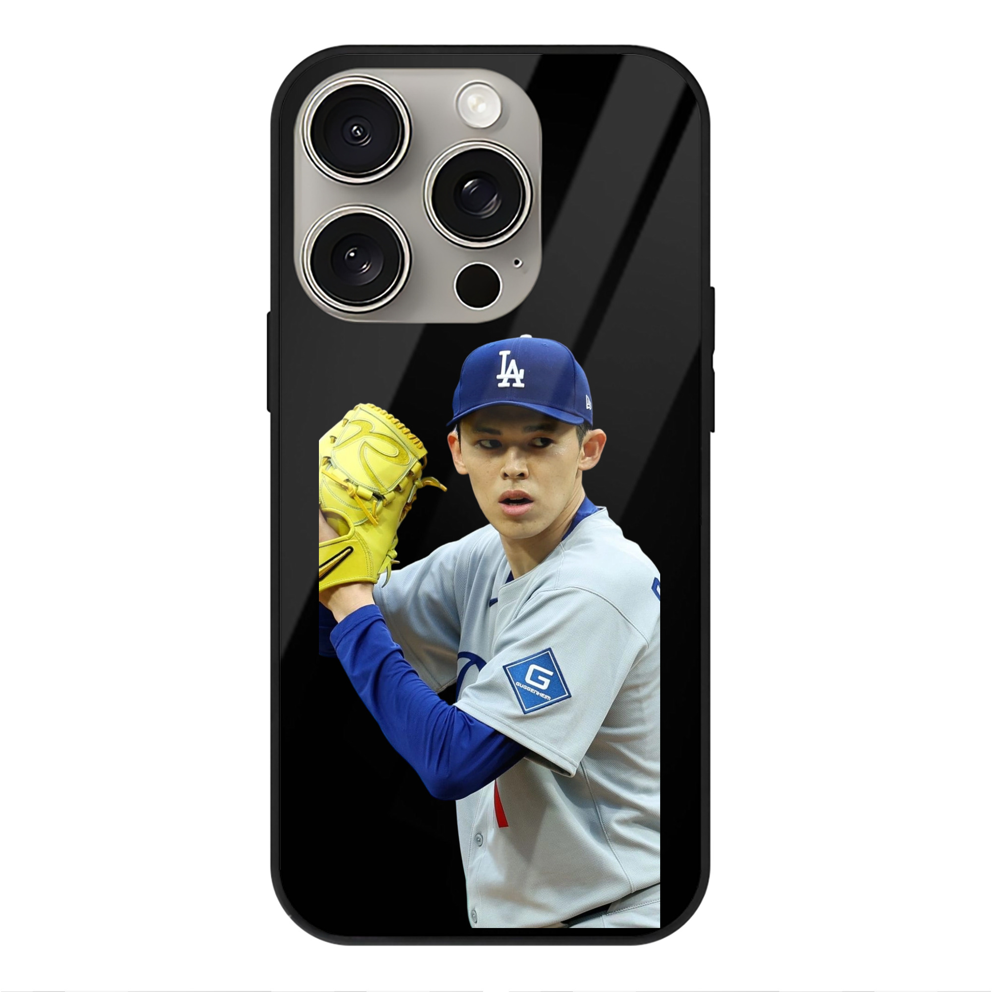  IPhone 15 Pro Mirror Phone Case – UV Printed Glass + TPU – Scratch-Resistant, Wireless Charging Compatible, Precise Fit & Stylish Design