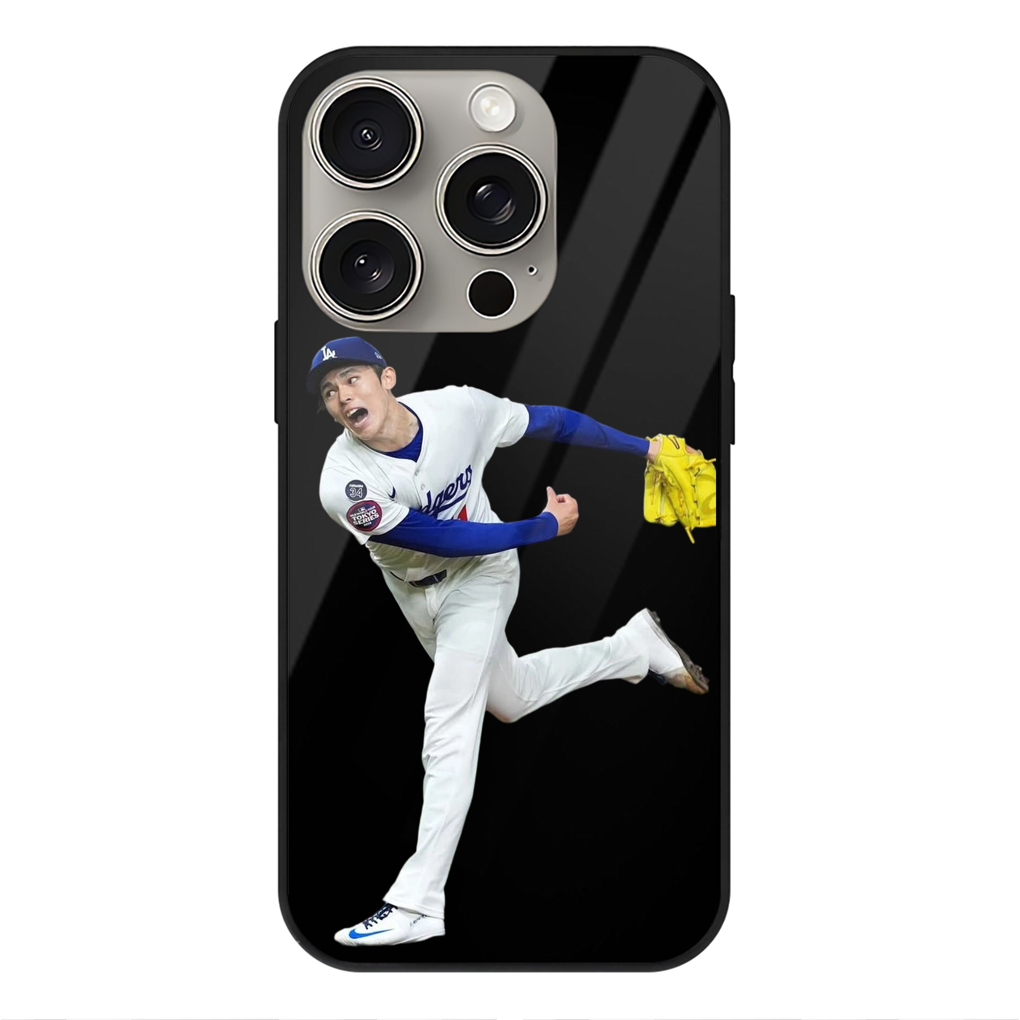  IPhone 15 Pro Mirror Phone Case – UV Printed Glass + TPU – Scratch-Resistant, Wireless Charging Compatible, Precise Fit & Stylish Design