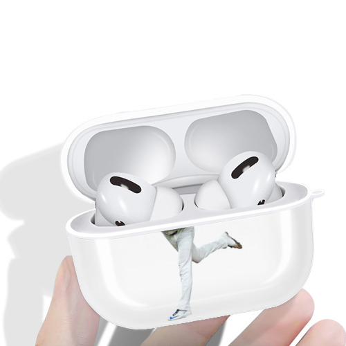  AirPods Pro Hard Case White With Keychain, Durable Flexible PC, Precise Cutouts, Anti-Fingerprint, Yellowing & Scratch Resistant, Full Protection, Washable