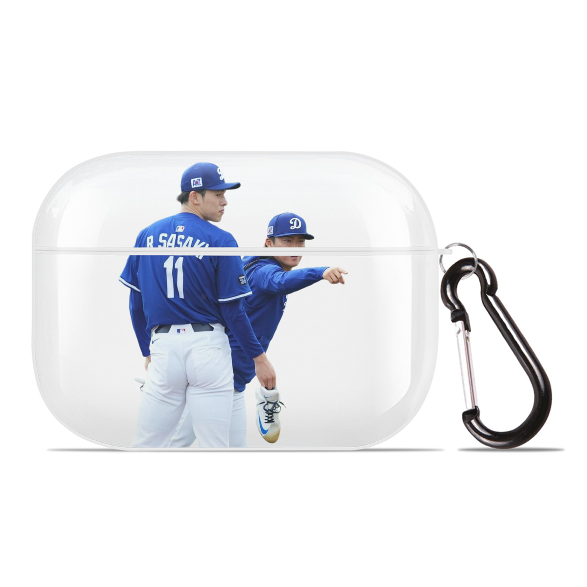  AirPods Pro Hard Case White With Keychain, Durable Flexible PC, Precise Cutouts, Anti-Fingerprint, Yellowing & Scratch Resistant, Full Protection, Washable