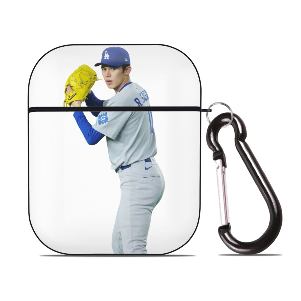  AirPods 2 Case Hard Shell Black, Flexible PC Material, Precise Cutouts, Full Protection, Anti-Fingerprint, Washable, Includes Keychain – Durable & Slim Design