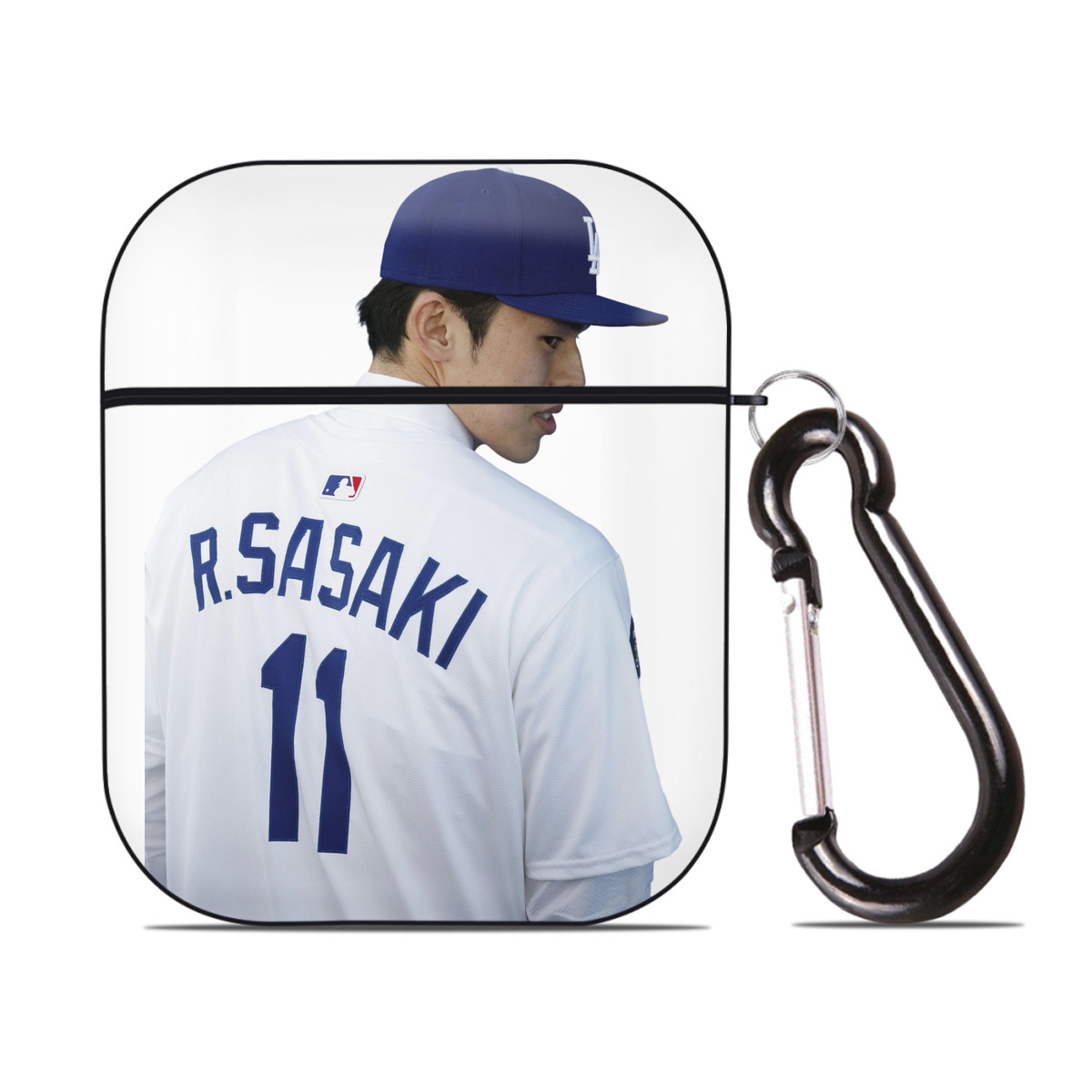  AirPods 2 Case Hard Shell Black, Flexible PC Material, Precise Cutouts, Full Protection, Anti-Fingerprint, Washable, Includes Keychain – Durable & Slim Design