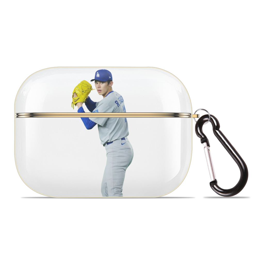  Luxury Gold AirPods Pro Case With Keychain, Flexible PC Material, Full Protection, Precise Cutouts, Anti-Fingerprint, Washable, Durable Design