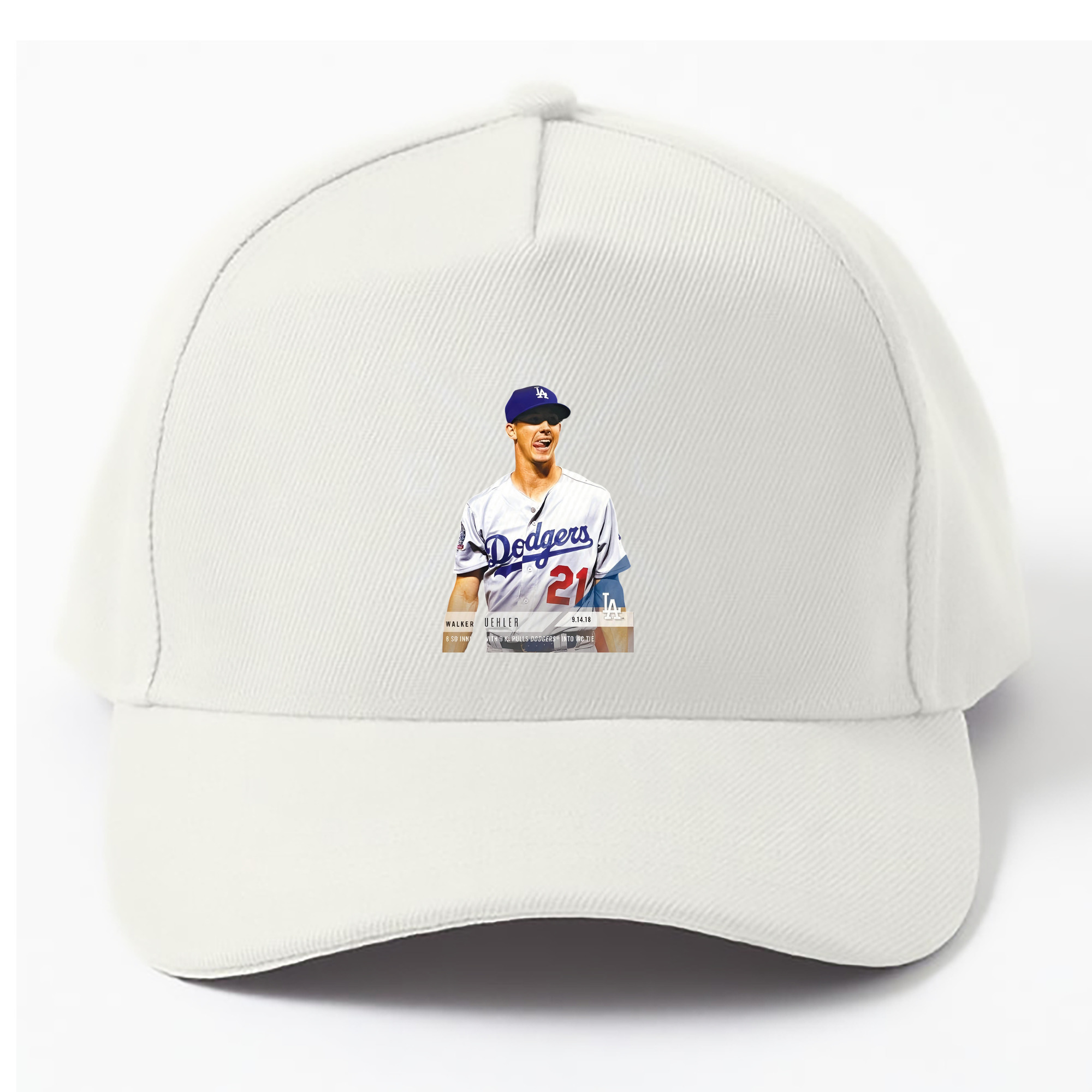  100% Cotton Baseball Cap – Heat Transfer Print – Comfortable, Durable, Perfect For Sports & Everyday Wear