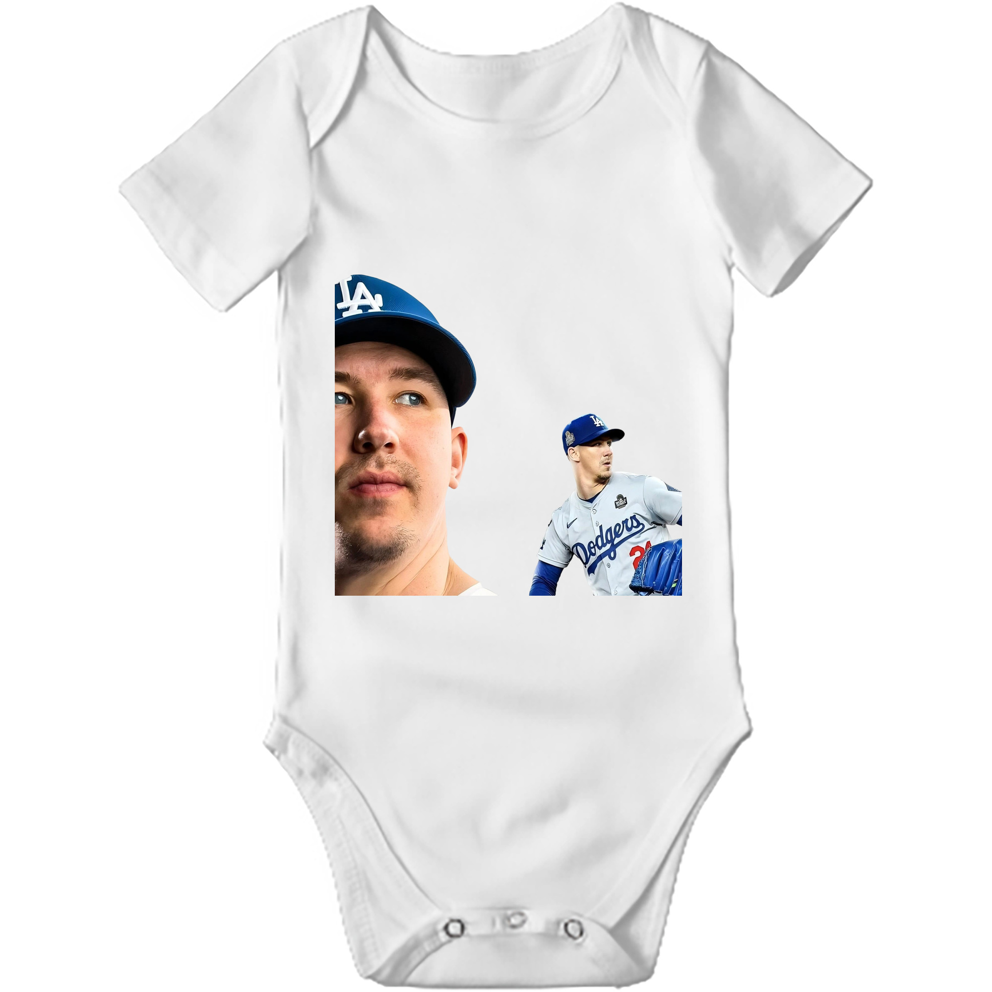  Baby Short Sleeve Romper – 100% Cotton Soft & Breathable Digital Print Onesie With Easy Snap Closure And Envelope Shoulder – Comfortable For Daily Wear & Travel