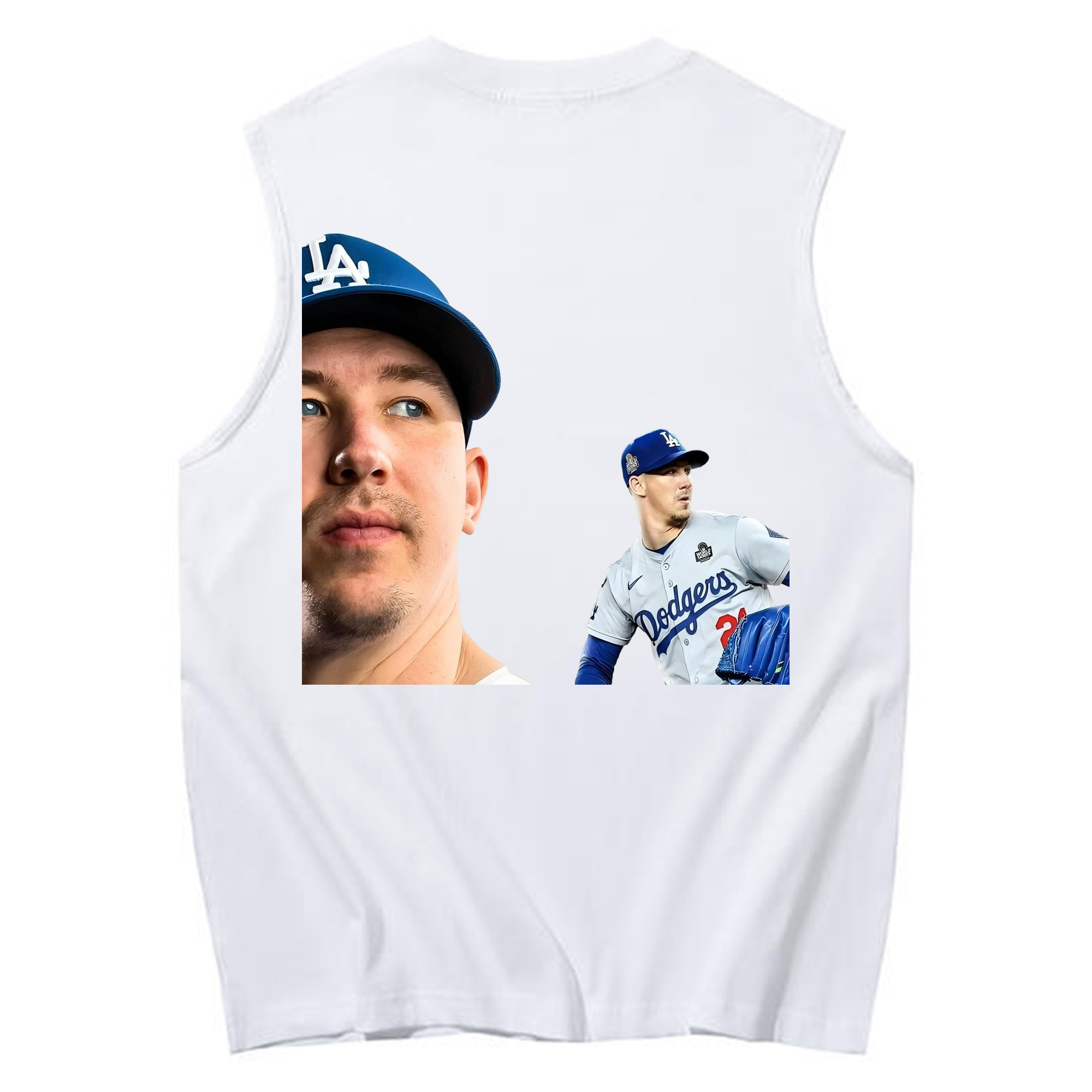  230g Pure Cotton Tank Top With Back Heat Transfer Print – Soft, Lightweight, Fitted Design – Stylish & Comfortable Casual Wear For Sports & Everyday Use