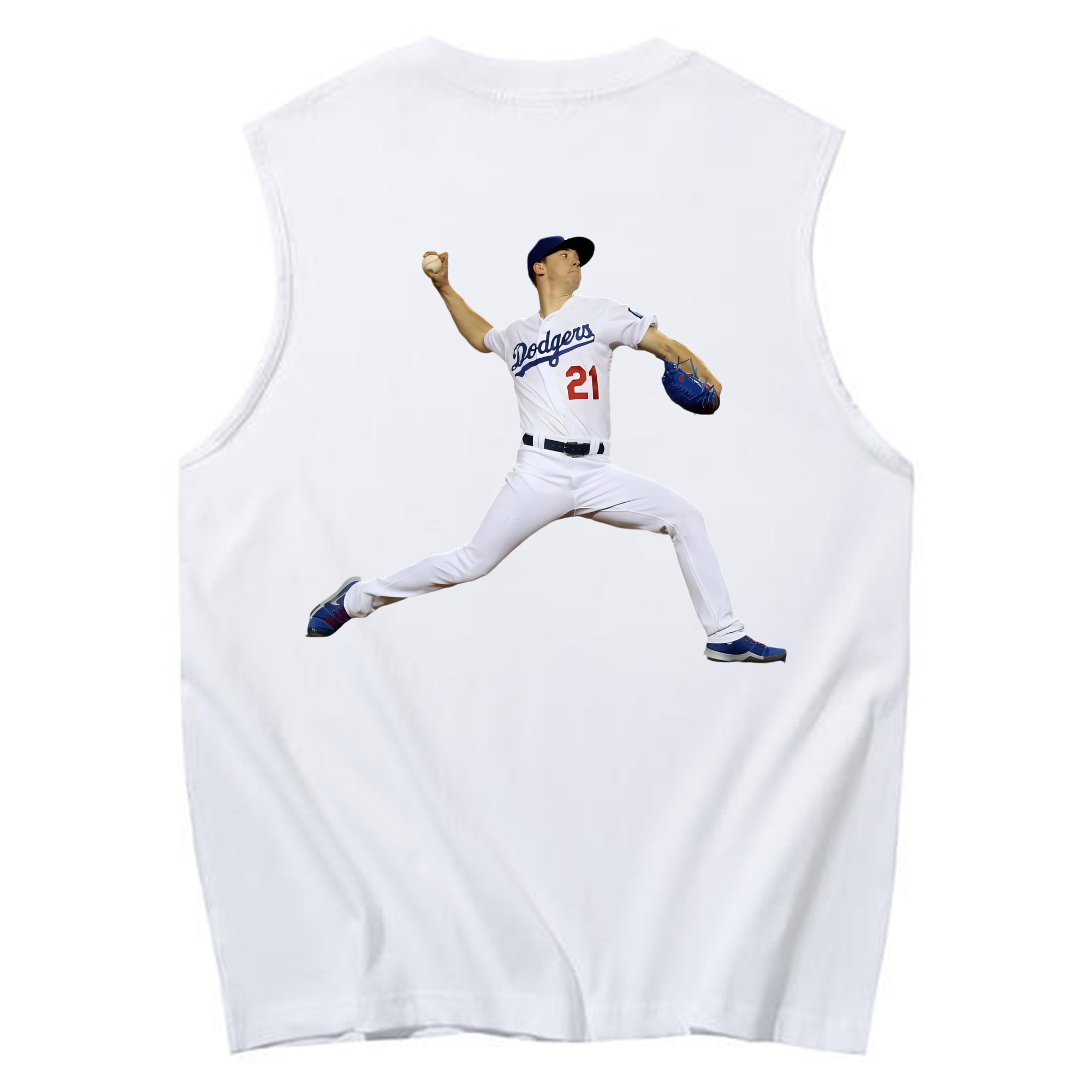  230g Pure Cotton Tank Top With Back Heat Transfer Print – Soft, Lightweight, Fitted Design – Stylish & Comfortable Casual Wear For Sports & Everyday Use