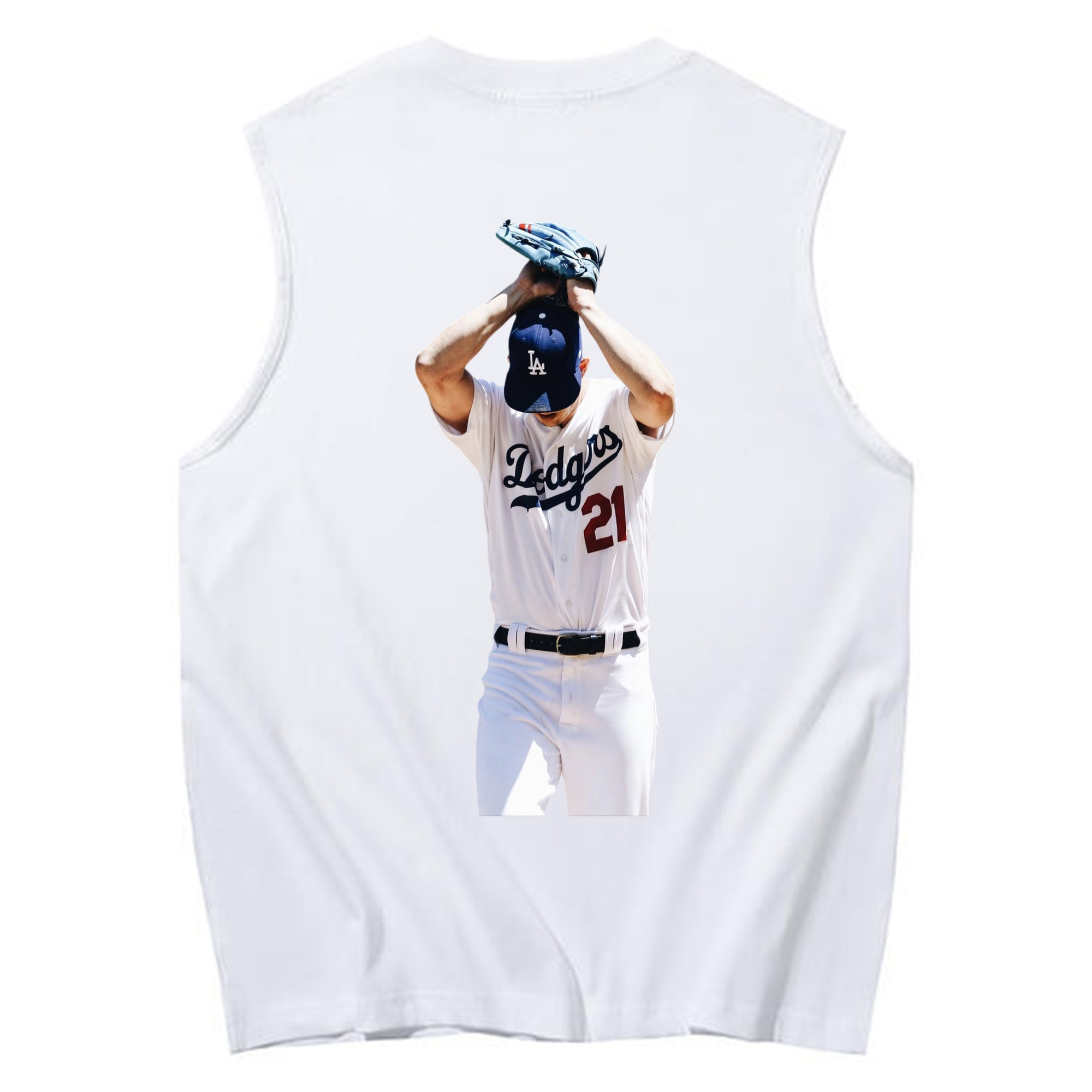  230g Pure Cotton Tank Top With Back Heat Transfer Print – Soft, Lightweight, Fitted Design – Stylish & Comfortable Casual Wear For Sports & Everyday Use