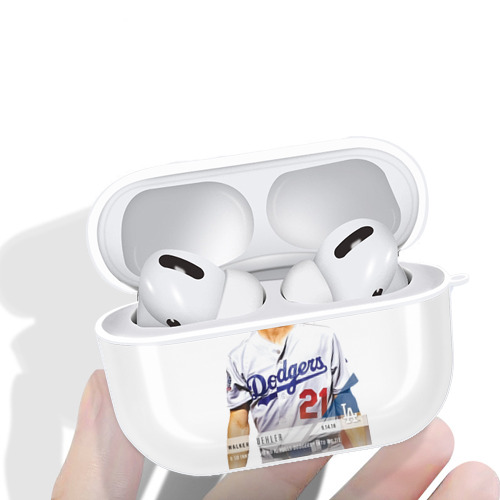  AirPods Pro Hard Case White With Keychain, Durable Flexible PC, Precise Cutouts, Anti-Fingerprint, Yellowing & Scratch Resistant, Full Protection, Washable