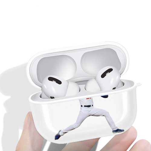  AirPods Pro Hard Case White With Keychain, Durable Flexible PC, Precise Cutouts, Anti-Fingerprint, Yellowing & Scratch Resistant, Full Protection, Washable