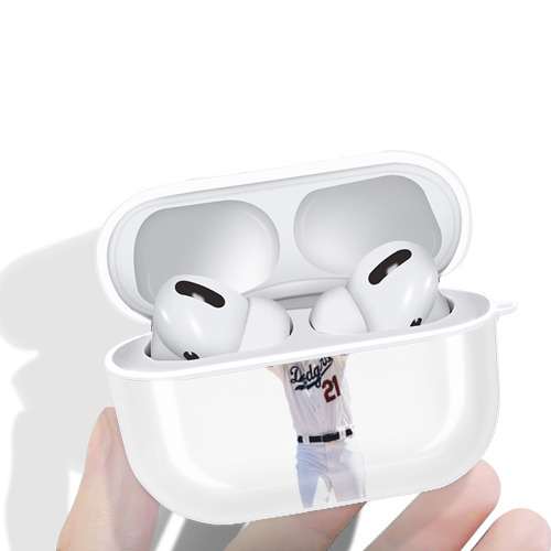 AirPods Pro Hard Case White With Keychain, Durable Flexible PC, Precise Cutouts, Anti-Fingerprint, Yellowing & Scratch Resistant, Full Protection, Washable
