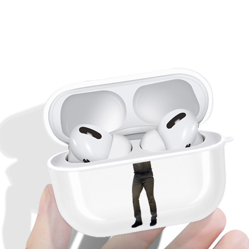  AirPods Pro Hard Case White With Keychain, Durable Flexible PC, Precise Cutouts, Anti-Fingerprint, Yellowing & Scratch Resistant, Full Protection, Washable