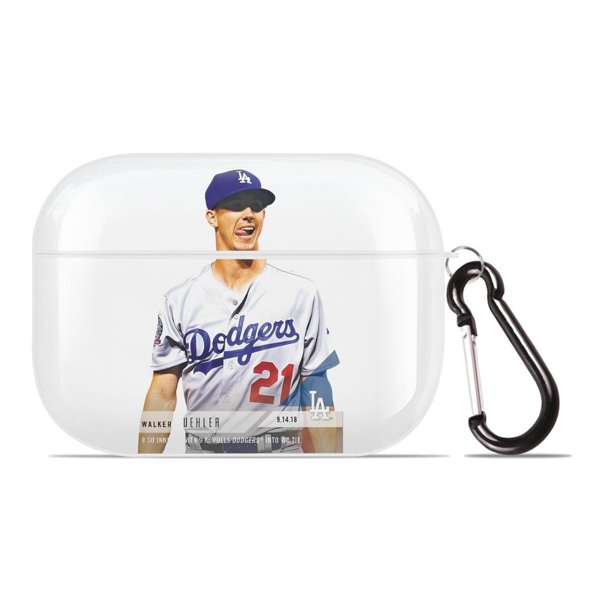  AirPods Pro Hard Case White With Keychain, Durable Flexible PC, Precise Cutouts, Anti-Fingerprint, Yellowing & Scratch Resistant, Full Protection, Washable