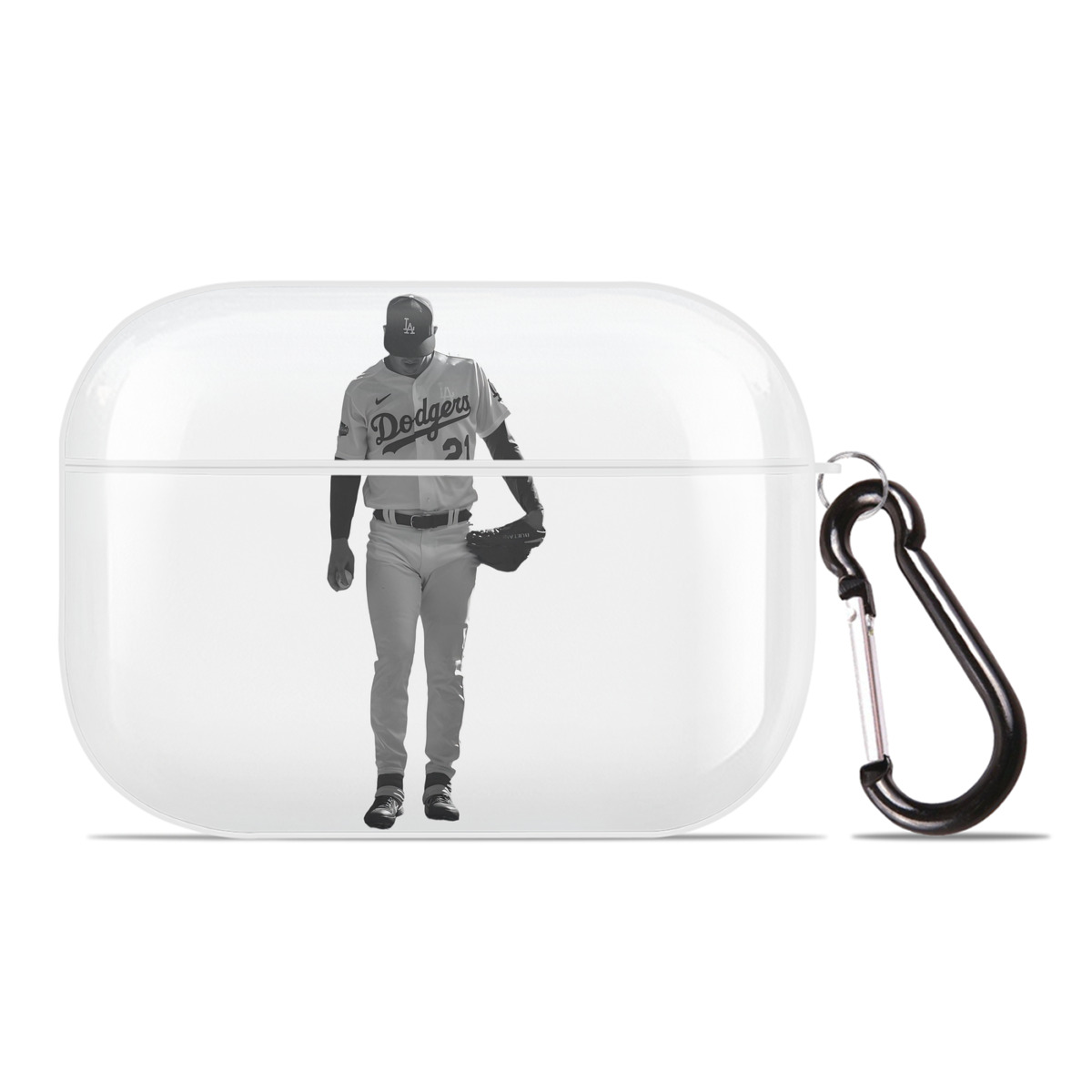  AirPods Pro Hard Case White With Keychain, Durable Flexible PC, Precise Cutouts, Anti-Fingerprint, Yellowing & Scratch Resistant, Full Protection, Washable