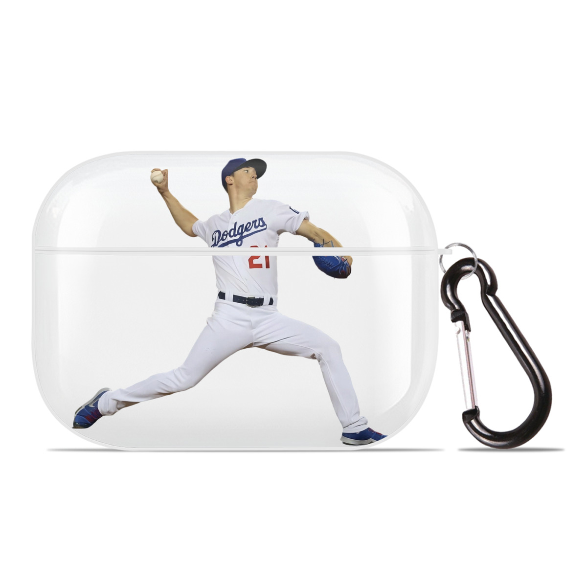  AirPods Pro Hard Case White With Keychain, Durable Flexible PC, Precise Cutouts, Anti-Fingerprint, Yellowing & Scratch Resistant, Full Protection, Washable