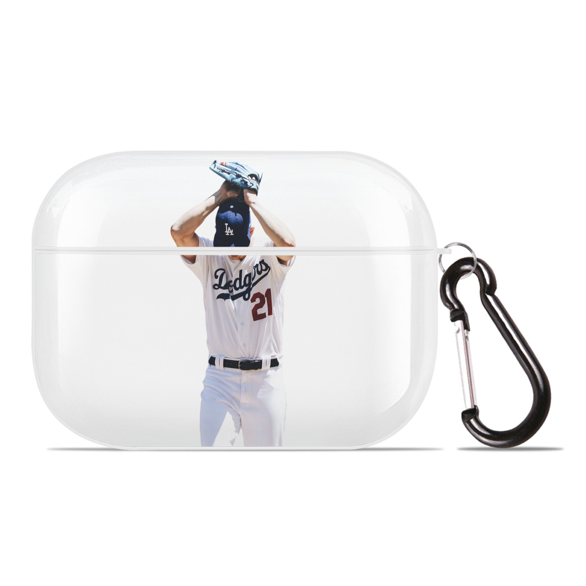  AirPods Pro Hard Case White With Keychain, Durable Flexible PC, Precise Cutouts, Anti-Fingerprint, Yellowing & Scratch Resistant, Full Protection, Washable