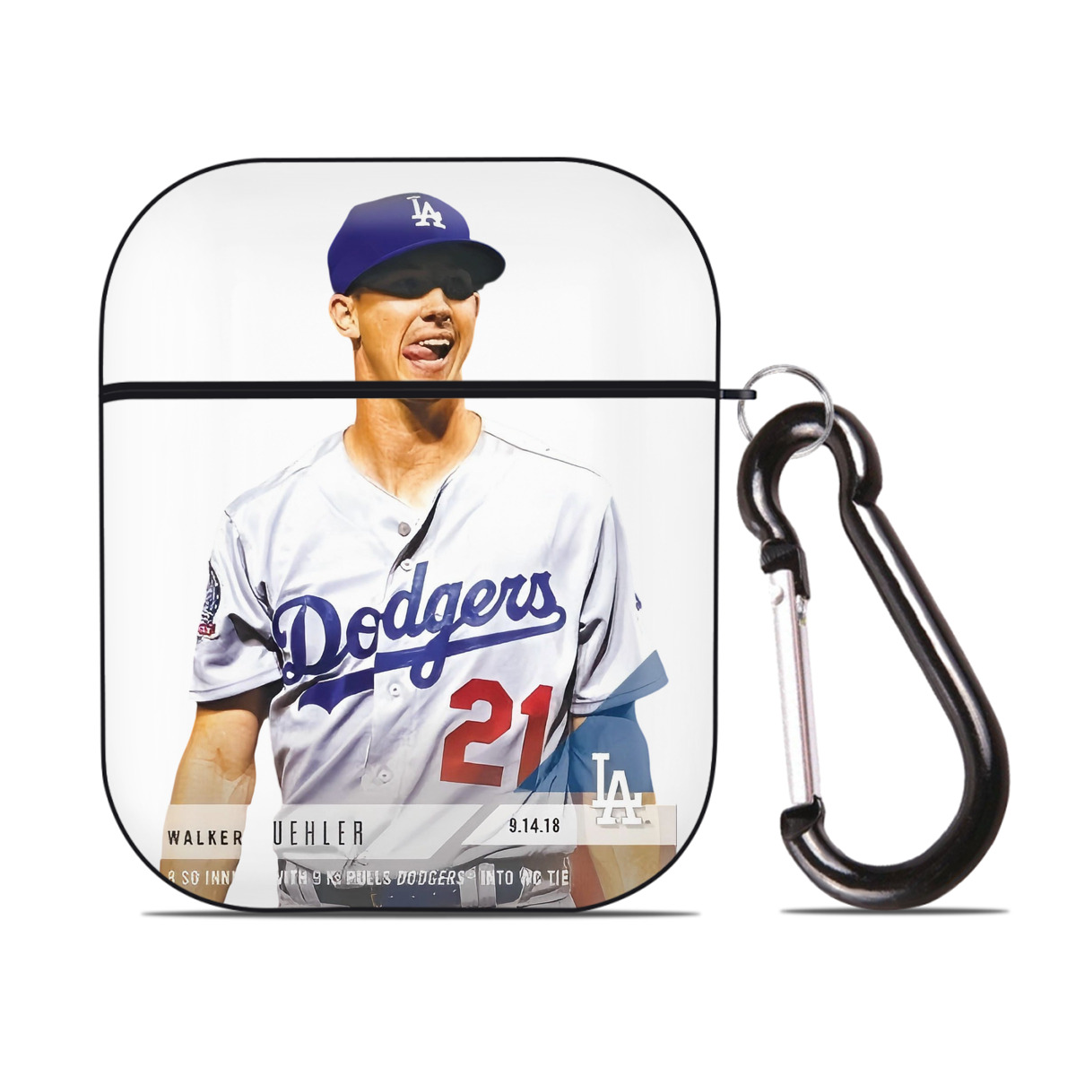  AirPods 2 Case Hard Shell Black, Flexible PC Material, Precise Cutouts, Full Protection, Anti-Fingerprint, Washable, Includes Keychain – Durable & Slim Design