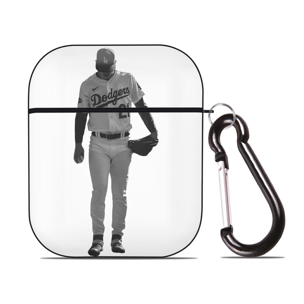  AirPods 2 Case Hard Shell Black, Flexible PC Material, Precise Cutouts, Full Protection, Anti-Fingerprint, Washable, Includes Keychain – Durable & Slim Design