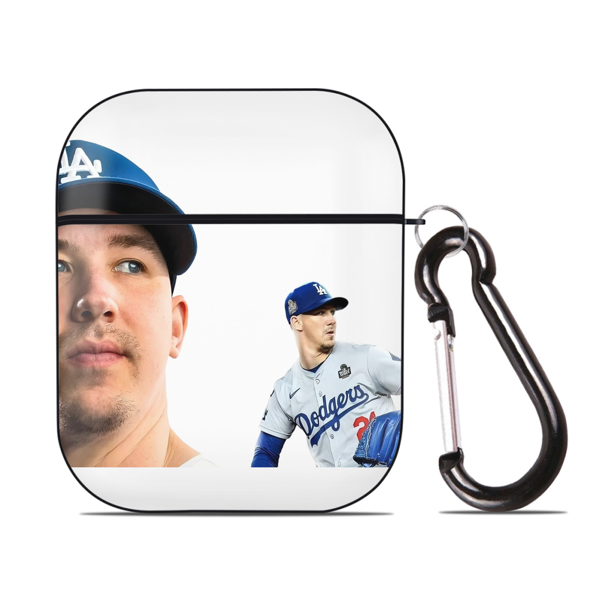  AirPods 2 Case Hard Shell Black, Flexible PC Material, Precise Cutouts, Full Protection, Anti-Fingerprint, Washable, Includes Keychain – Durable & Slim Design