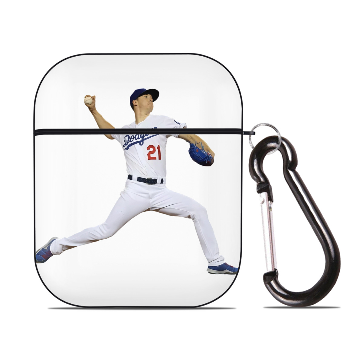  AirPods 2 Case Hard Shell Black, Flexible PC Material, Precise Cutouts, Full Protection, Anti-Fingerprint, Washable, Includes Keychain – Durable & Slim Design