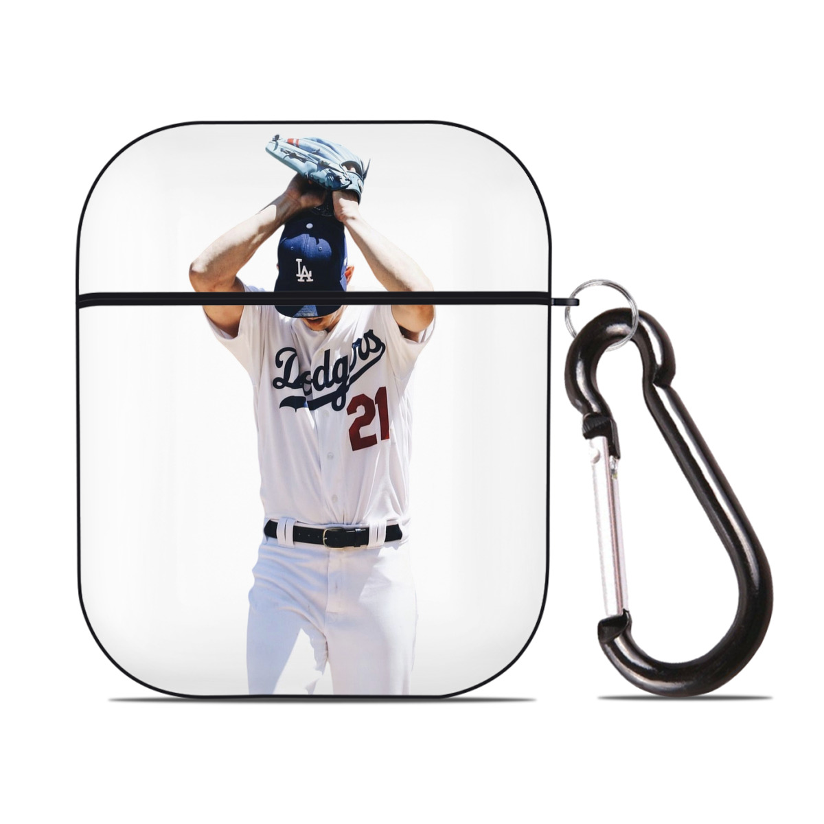  AirPods 2 Case Hard Shell Black, Flexible PC Material, Precise Cutouts, Full Protection, Anti-Fingerprint, Washable, Includes Keychain – Durable & Slim Design