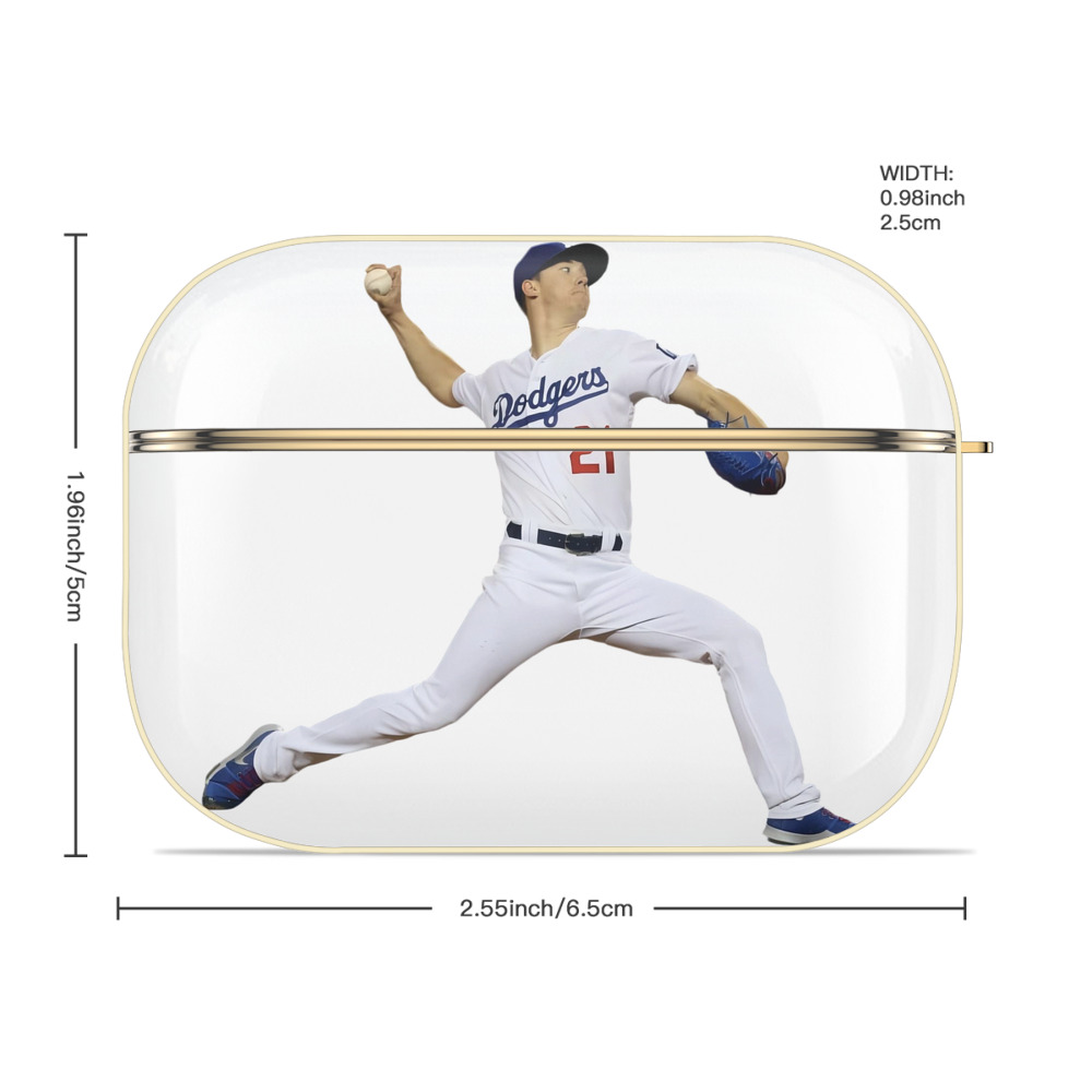  Luxury Gold AirPods Pro Case With Keychain, Flexible PC Material, Full Protection, Precise Cutouts, Anti-Fingerprint, Washable, Durable Design