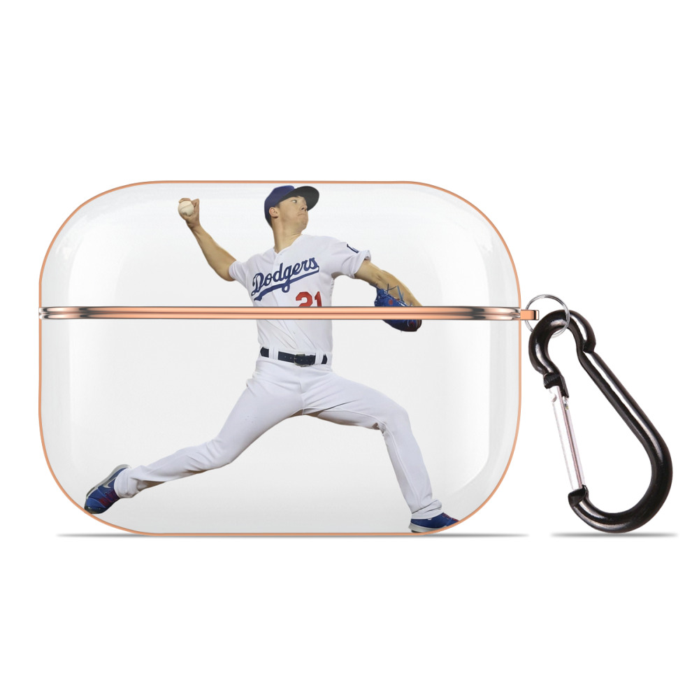  AirPods Pro Protective Case Rose Gold, Flexible PC Material, Precise Fit, Anti-Slip Cover, Full Protection, Fingerprint Resistant, Washable With Keychain