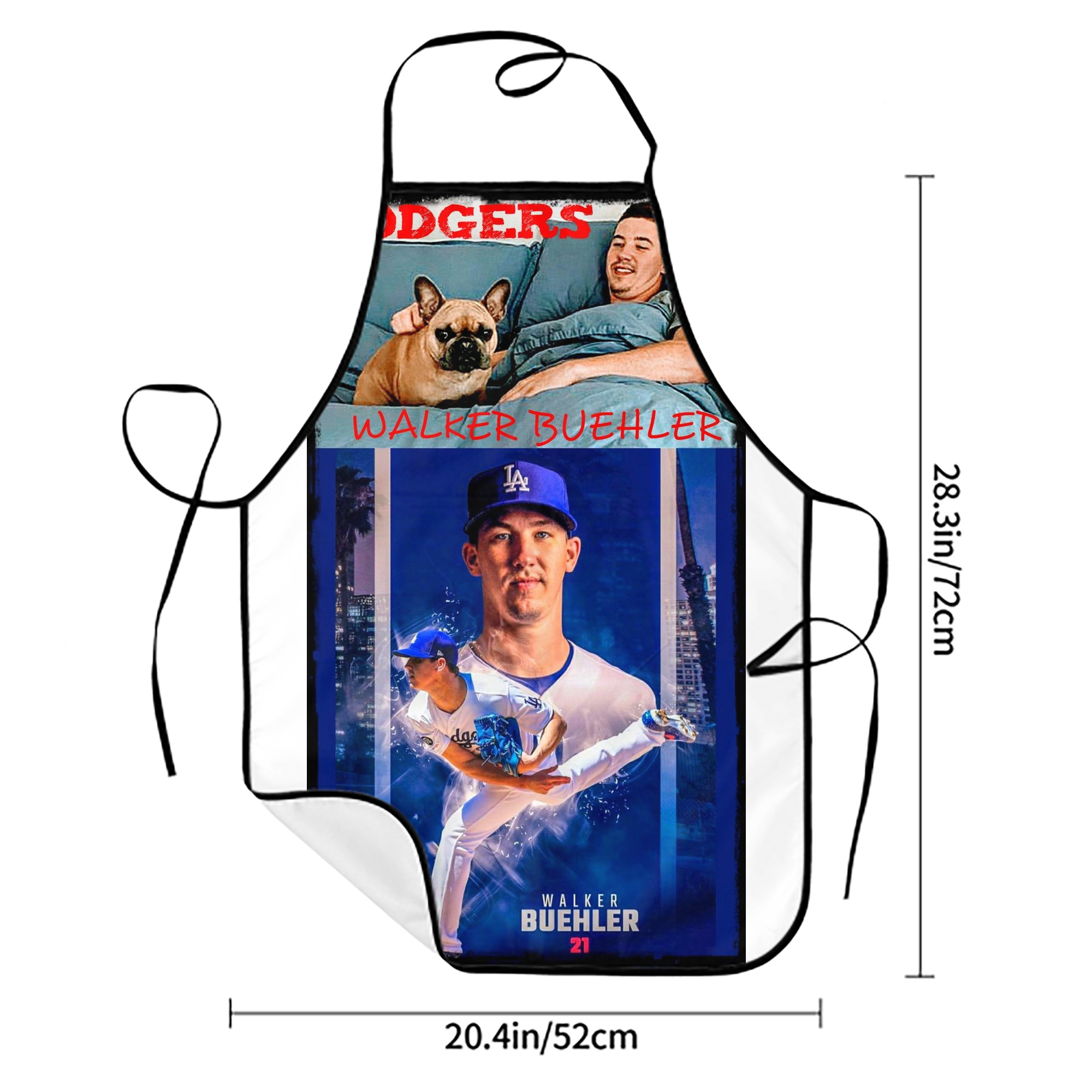  Stain-Resistant Polyester Apron With Pocket – Full Print, Waterproof, Anti-Wrinkle, Anti-Pilling – Ideal For Kitchen, BBQ, Restaurant, Salon & More