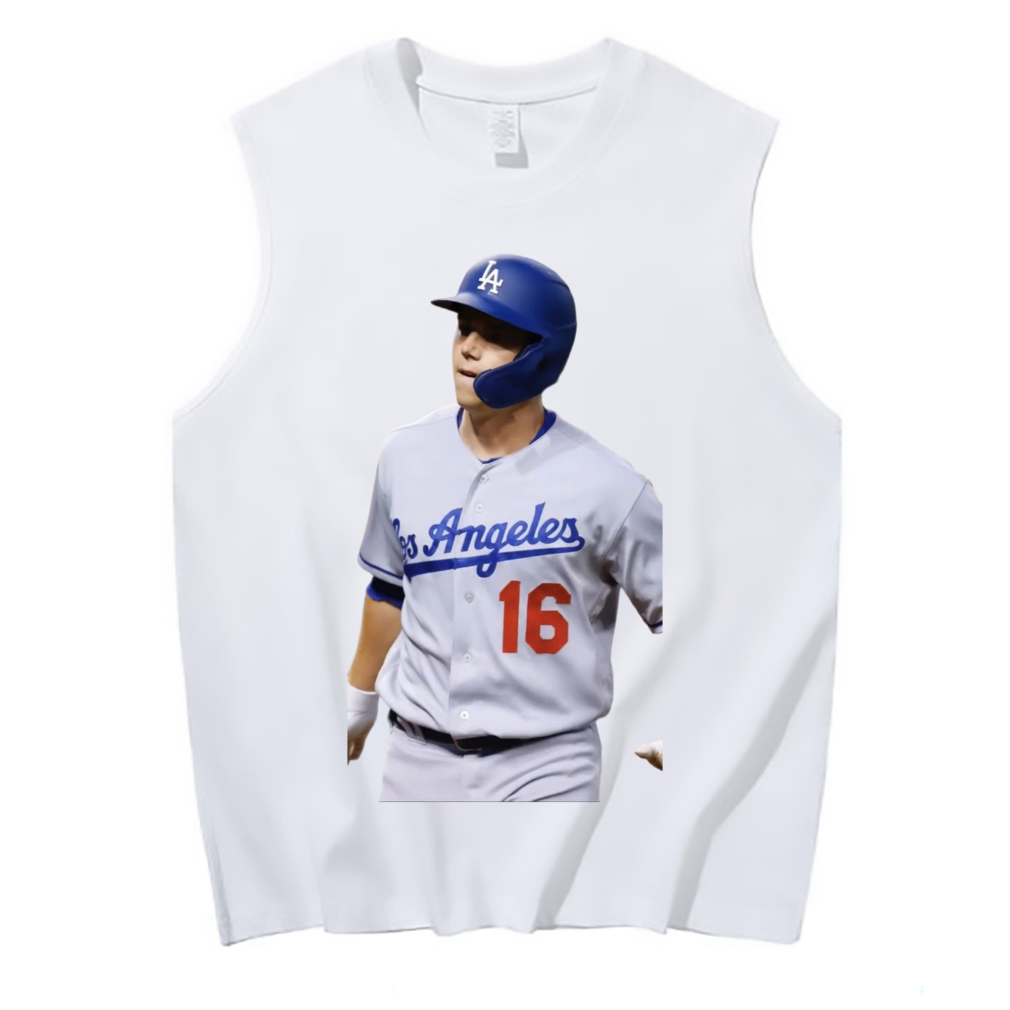  210g Combed Cotton Tank Top With Front Heat Transfer Print – Soft, Lightweight, Fitted Design – Stylish & Comfortable Casual Wear For Sports & Everyday Use