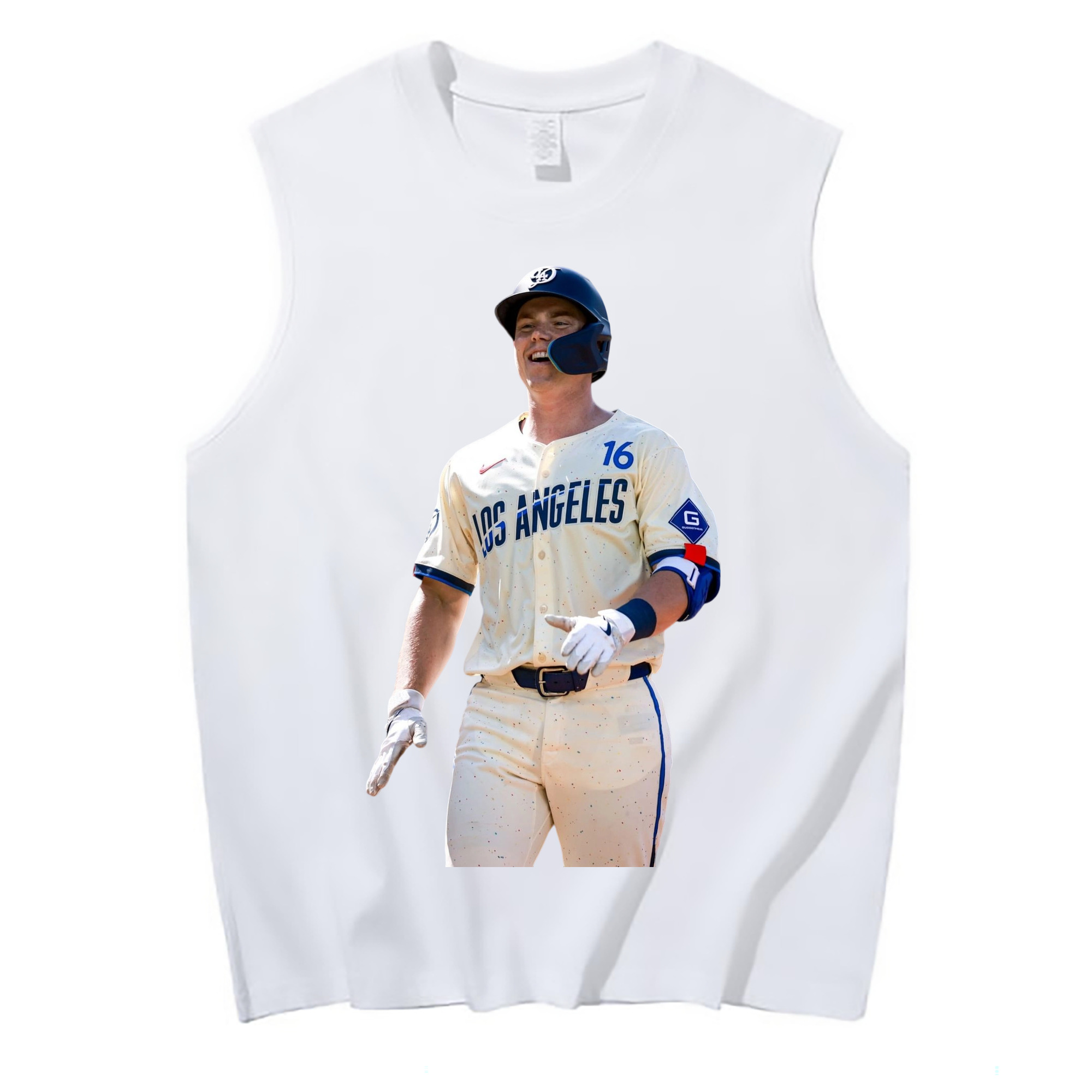  210g Combed Cotton Tank Top With Front Heat Transfer Print – Soft, Lightweight, Fitted Design – Stylish & Comfortable Casual Wear For Sports & Everyday Use