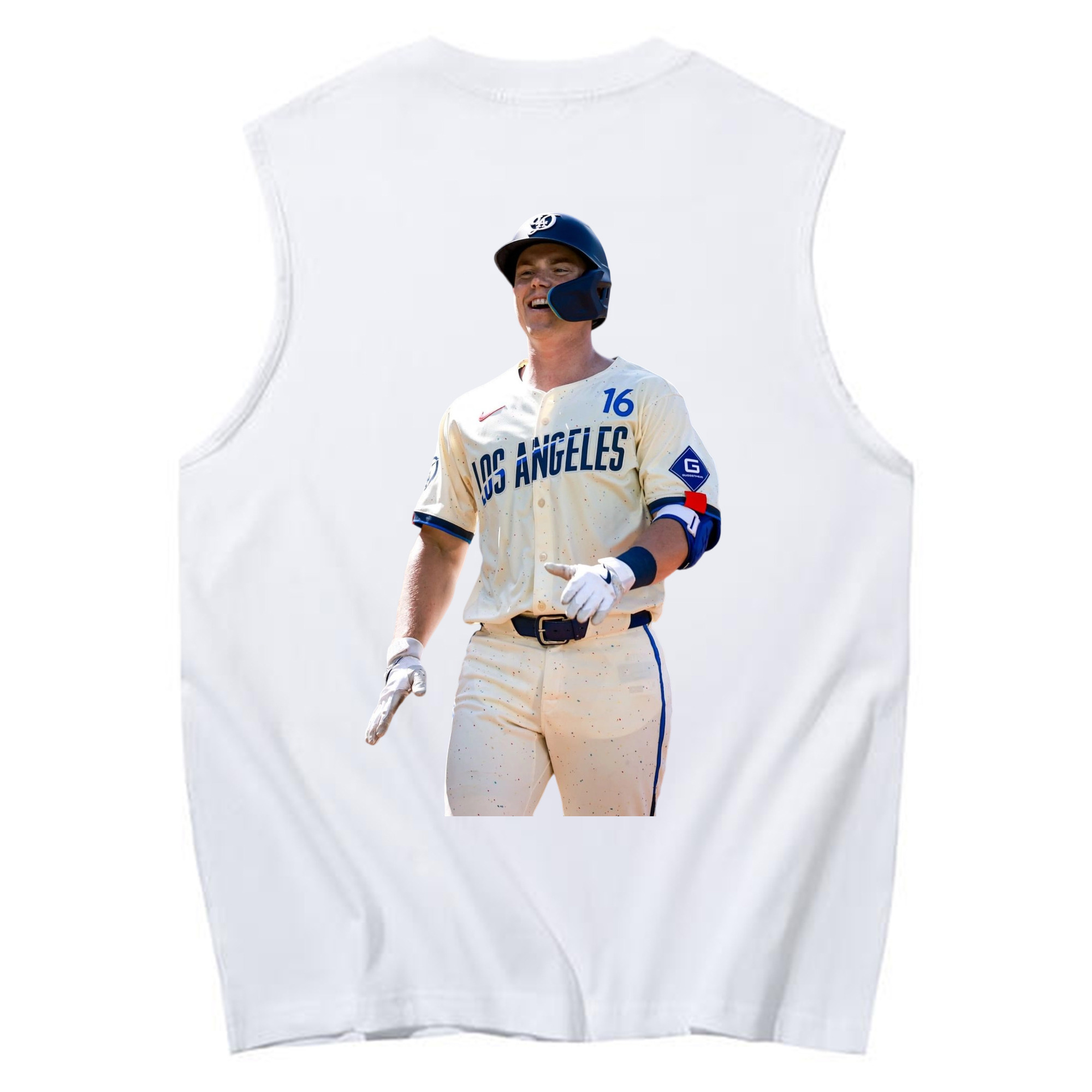  230g Pure Cotton Tank Top With Back Heat Transfer Print – Soft, Lightweight, Fitted Design – Stylish & Comfortable Casual Wear For Sports & Everyday Use