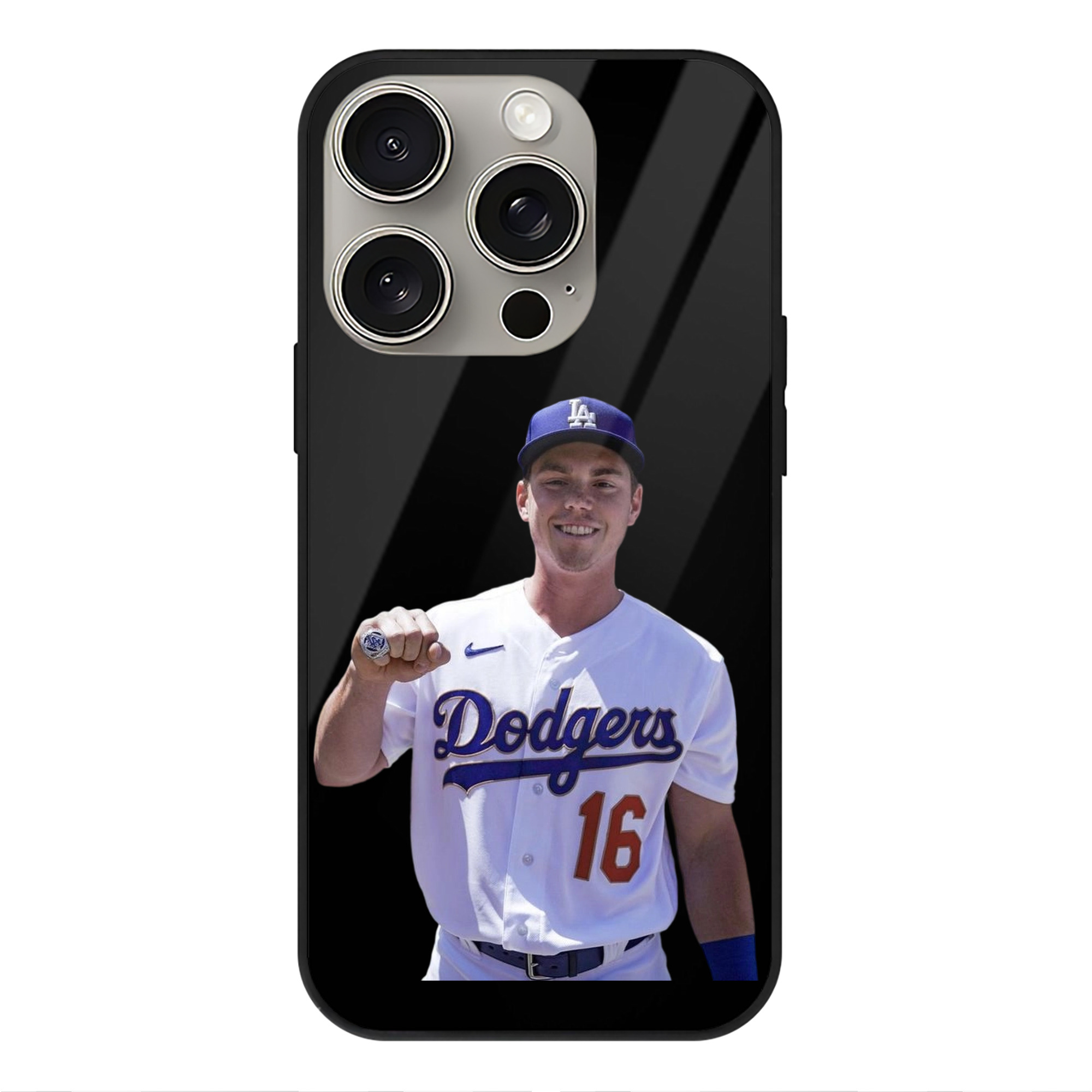  IPhone 15 Pro Mirror Phone Case – UV Printed Glass + TPU – Scratch-Resistant, Wireless Charging Compatible, Precise Fit & Stylish Design