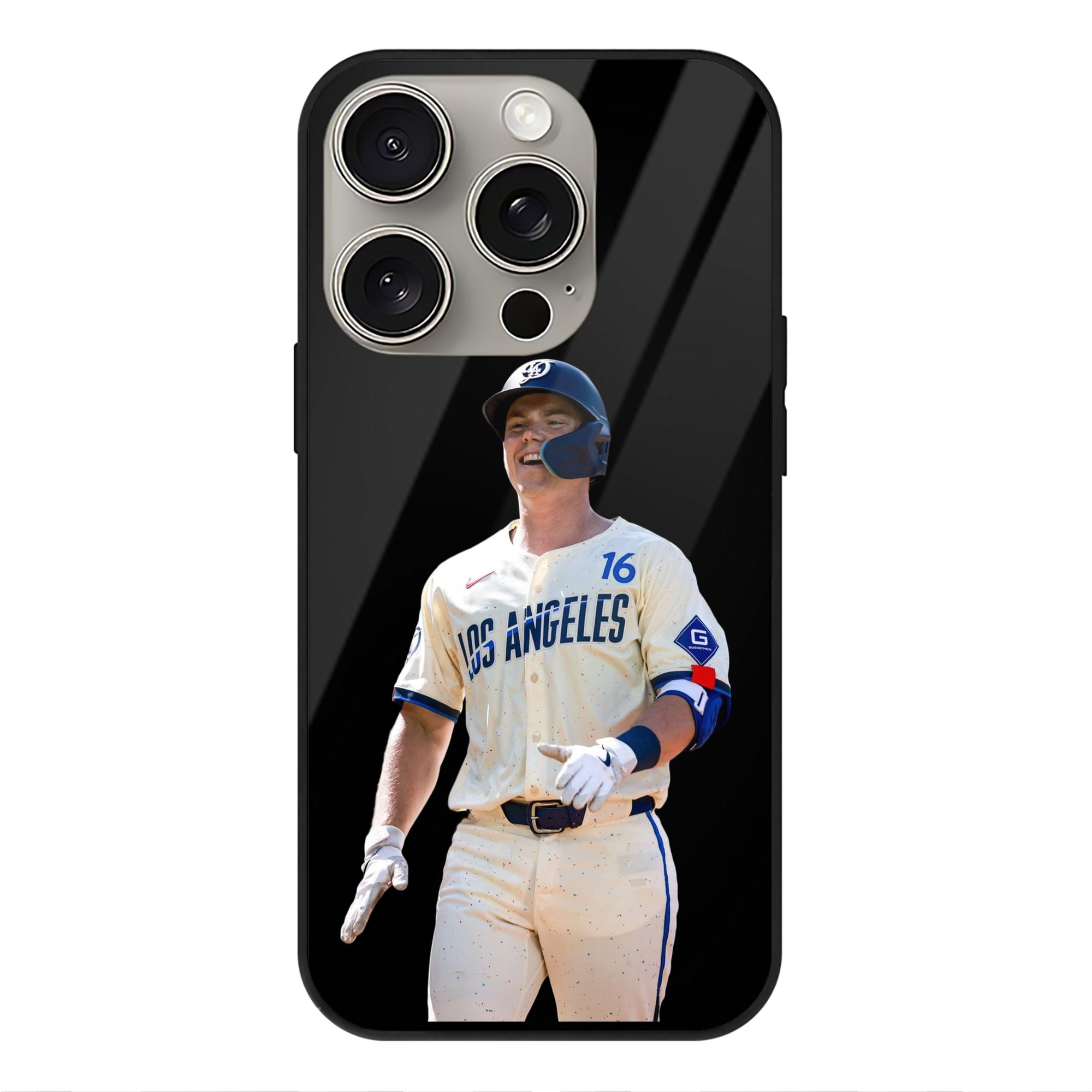  IPhone 15 Pro Mirror Phone Case – UV Printed Glass + TPU – Scratch-Resistant, Wireless Charging Compatible, Precise Fit & Stylish Design