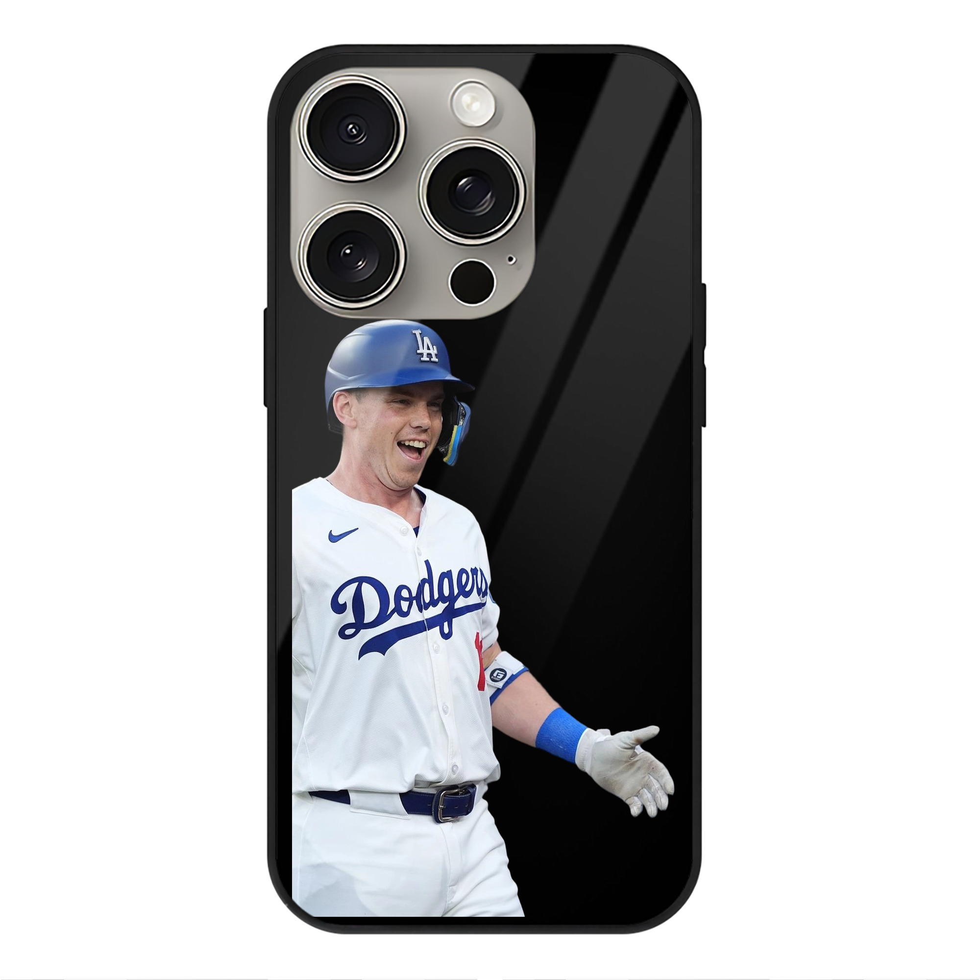  IPhone 15 Pro Mirror Phone Case – UV Printed Glass + TPU – Scratch-Resistant, Wireless Charging Compatible, Precise Fit & Stylish Design