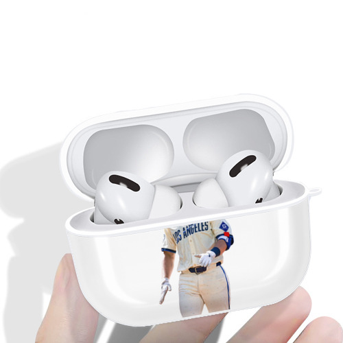  AirPods Pro Hard Case White With Keychain, Durable Flexible PC, Precise Cutouts, Anti-Fingerprint, Yellowing & Scratch Resistant, Full Protection, Washable