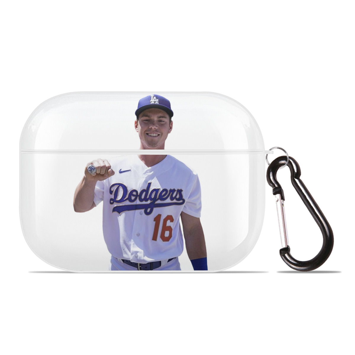  AirPods Pro Hard Case White With Keychain, Durable Flexible PC, Precise Cutouts, Anti-Fingerprint, Yellowing & Scratch Resistant, Full Protection, Washable