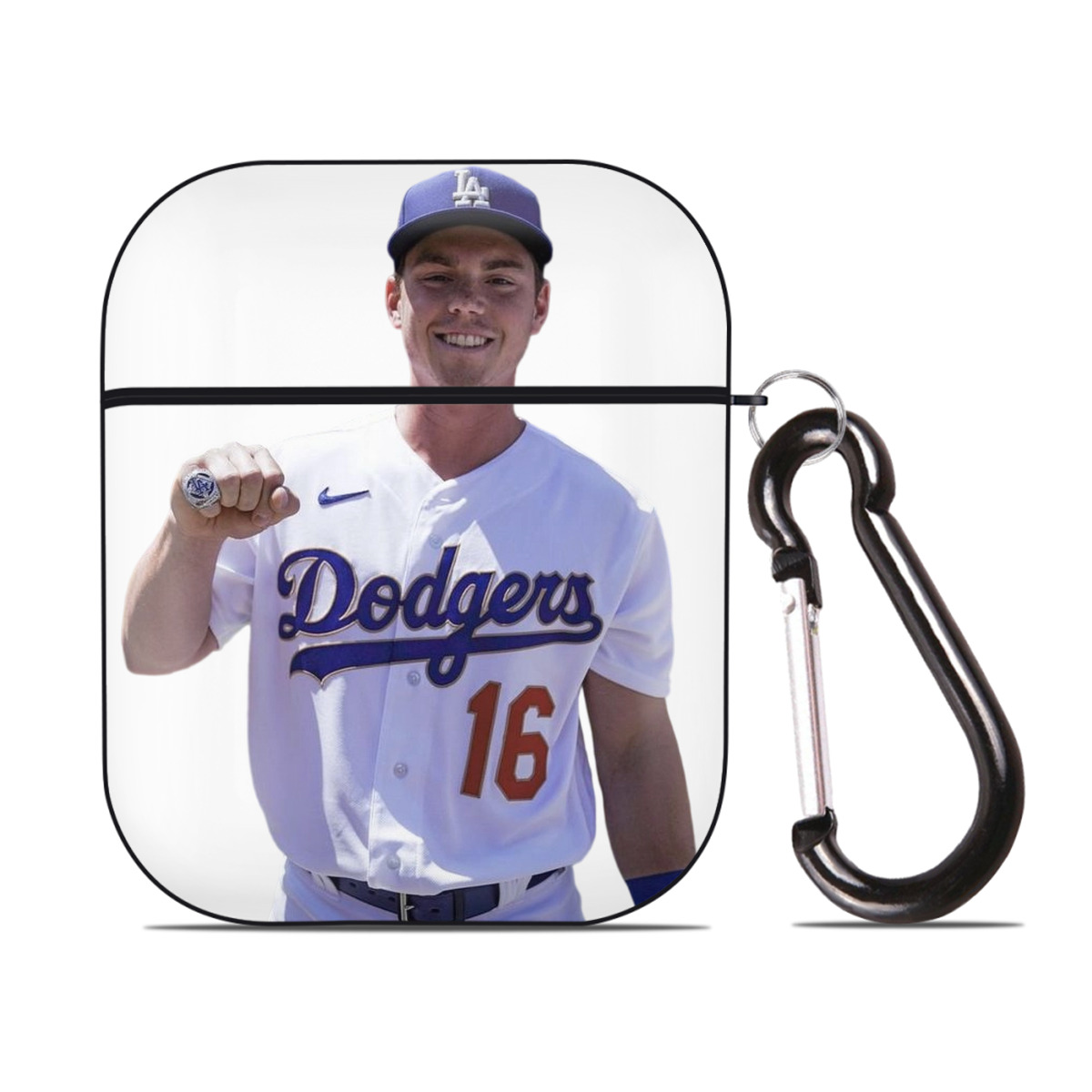  AirPods 2 Case Hard Shell Black, Flexible PC Material, Precise Cutouts, Full Protection, Anti-Fingerprint, Washable, Includes Keychain – Durable & Slim Design