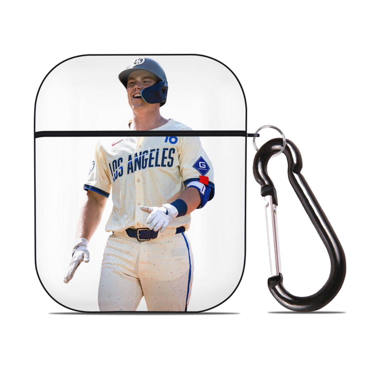  AirPods 2 Case Hard Shell Black, Flexible PC Material, Precise Cutouts, Full Protection, Anti-Fingerprint, Washable, Includes Keychain – Durable & Slim Design