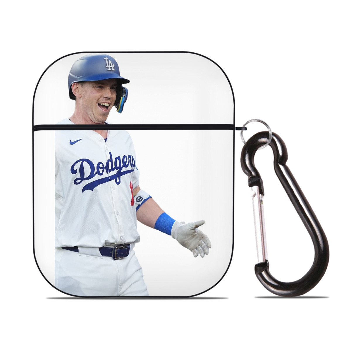  AirPods 2 Case Hard Shell Black, Flexible PC Material, Precise Cutouts, Full Protection, Anti-Fingerprint, Washable, Includes Keychain – Durable & Slim Design