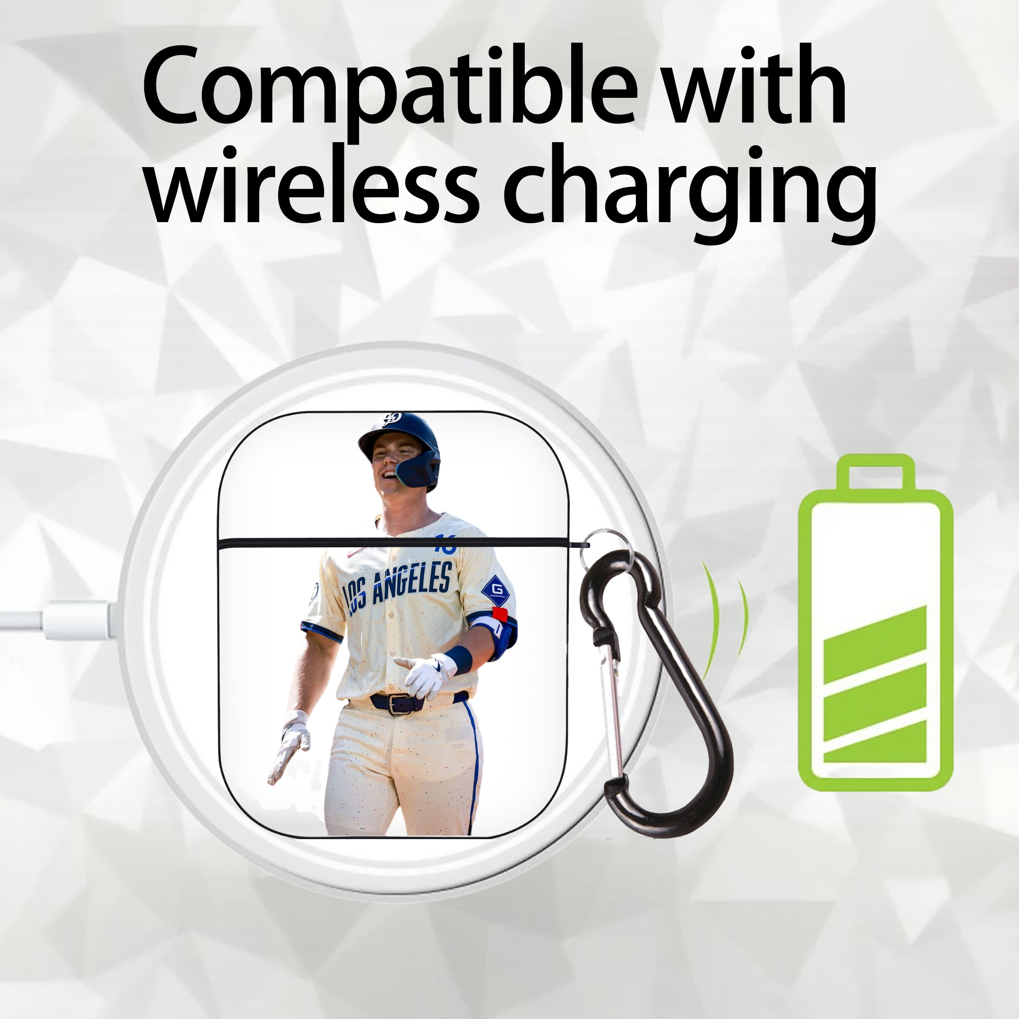  AirPods 2 Case Hard Shell Black, Flexible PC Material, Precise Cutouts, Full Protection, Anti-Fingerprint, Washable, Includes Keychain – Durable & Slim Design