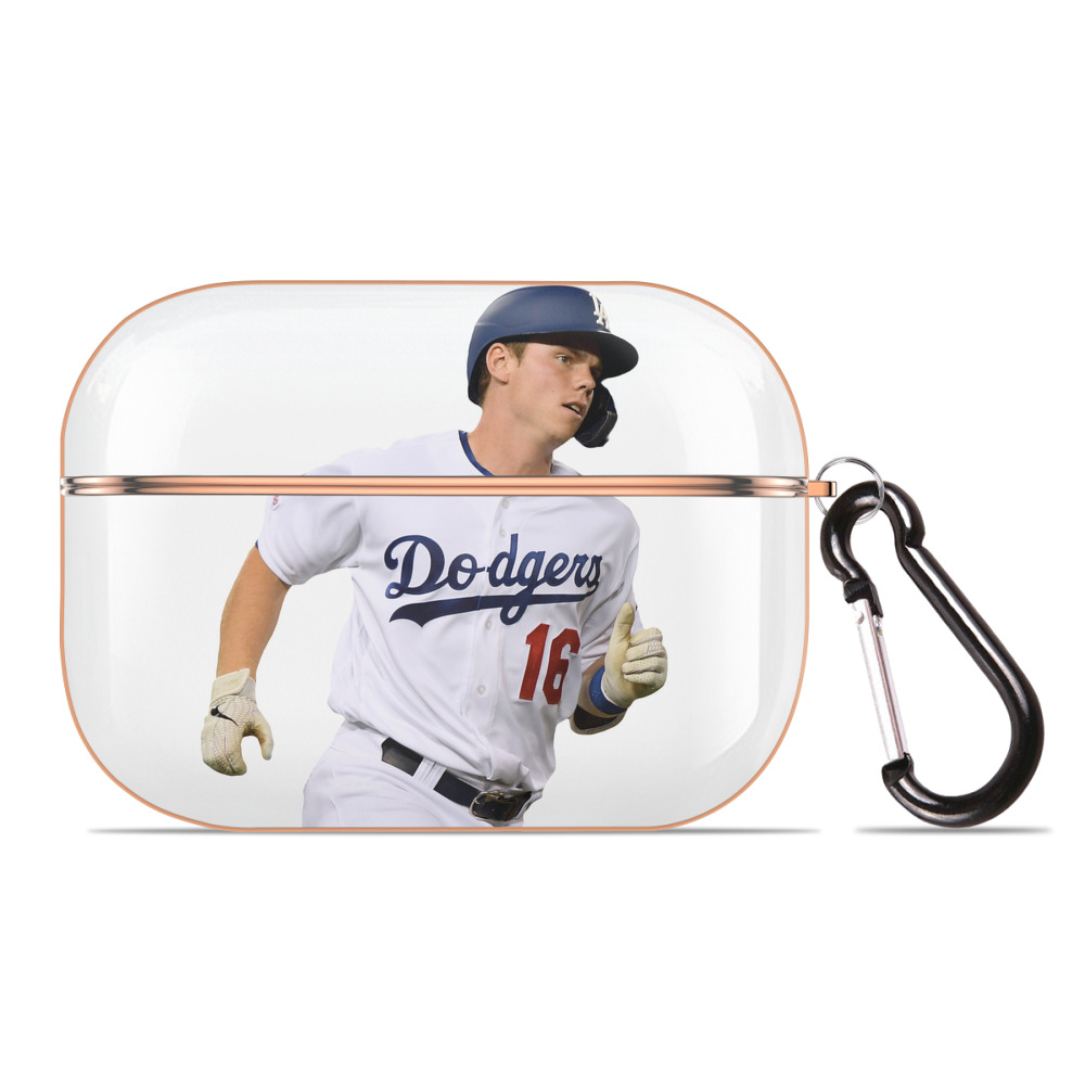  AirPods Pro Protective Case Rose Gold, Flexible PC Material, Precise Fit, Anti-Slip Cover, Full Protection, Fingerprint Resistant, Washable With Keychain