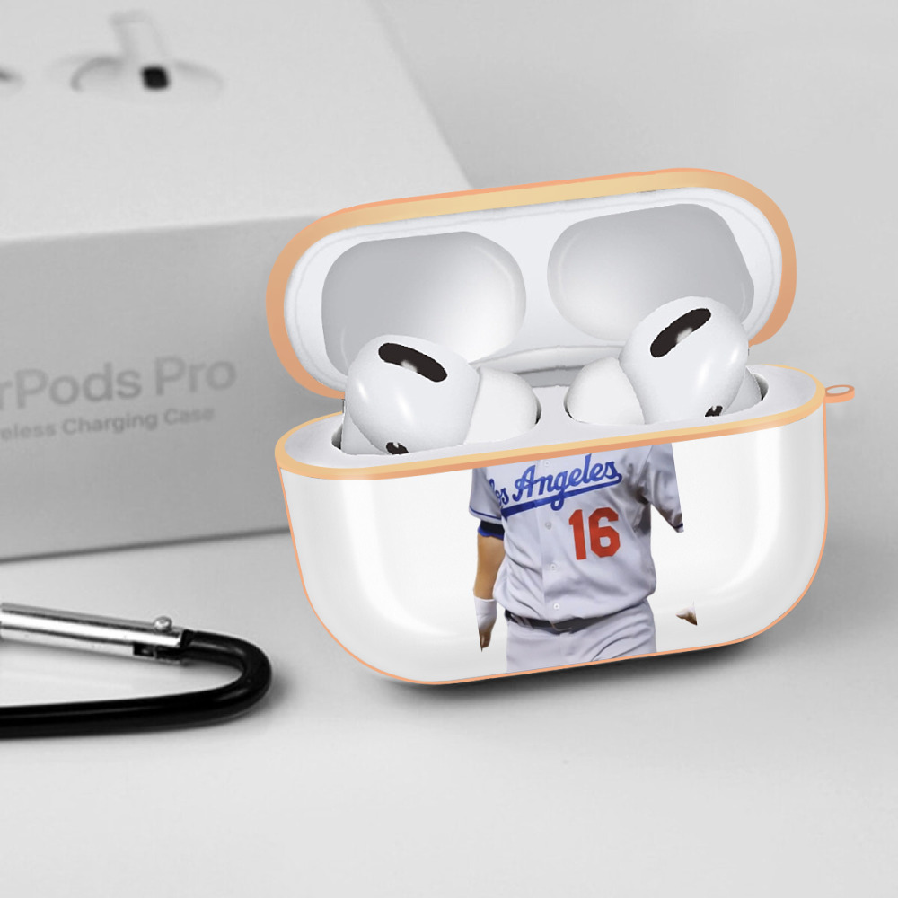  AirPods Pro Protective Case Rose Gold, Flexible PC Material, Precise Fit, Anti-Slip Cover, Full Protection, Fingerprint Resistant, Washable With Keychain