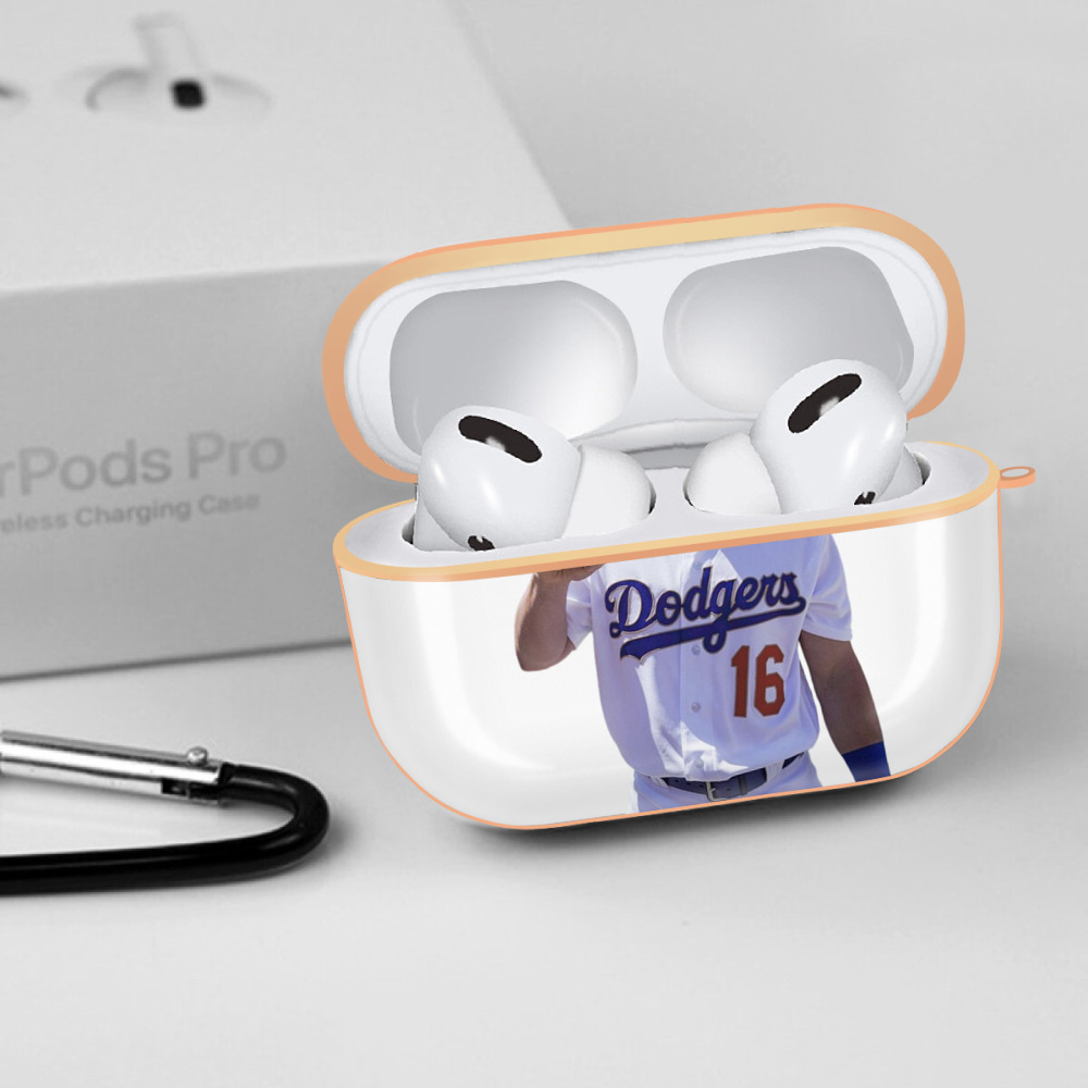  AirPods Pro Protective Case Rose Gold, Flexible PC Material, Precise Fit, Anti-Slip Cover, Full Protection, Fingerprint Resistant, Washable With Keychain