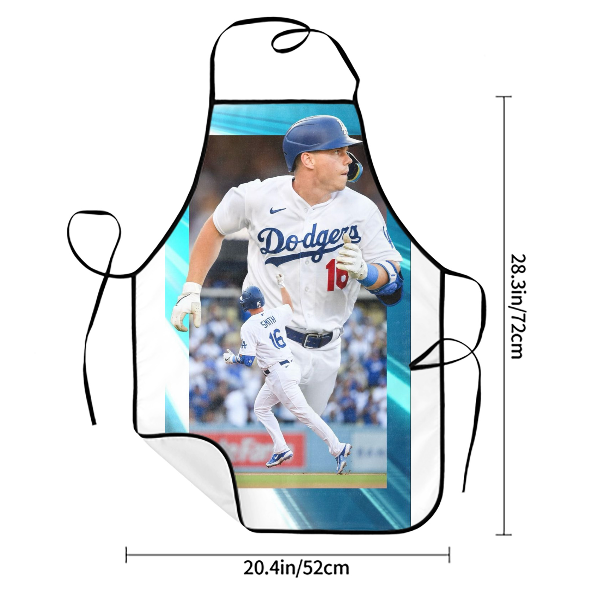  Stain-Resistant Polyester Apron With Pocket – Full Print, Waterproof, Anti-Wrinkle, Anti-Pilling – Ideal For Kitchen, BBQ, Restaurant, Salon & More