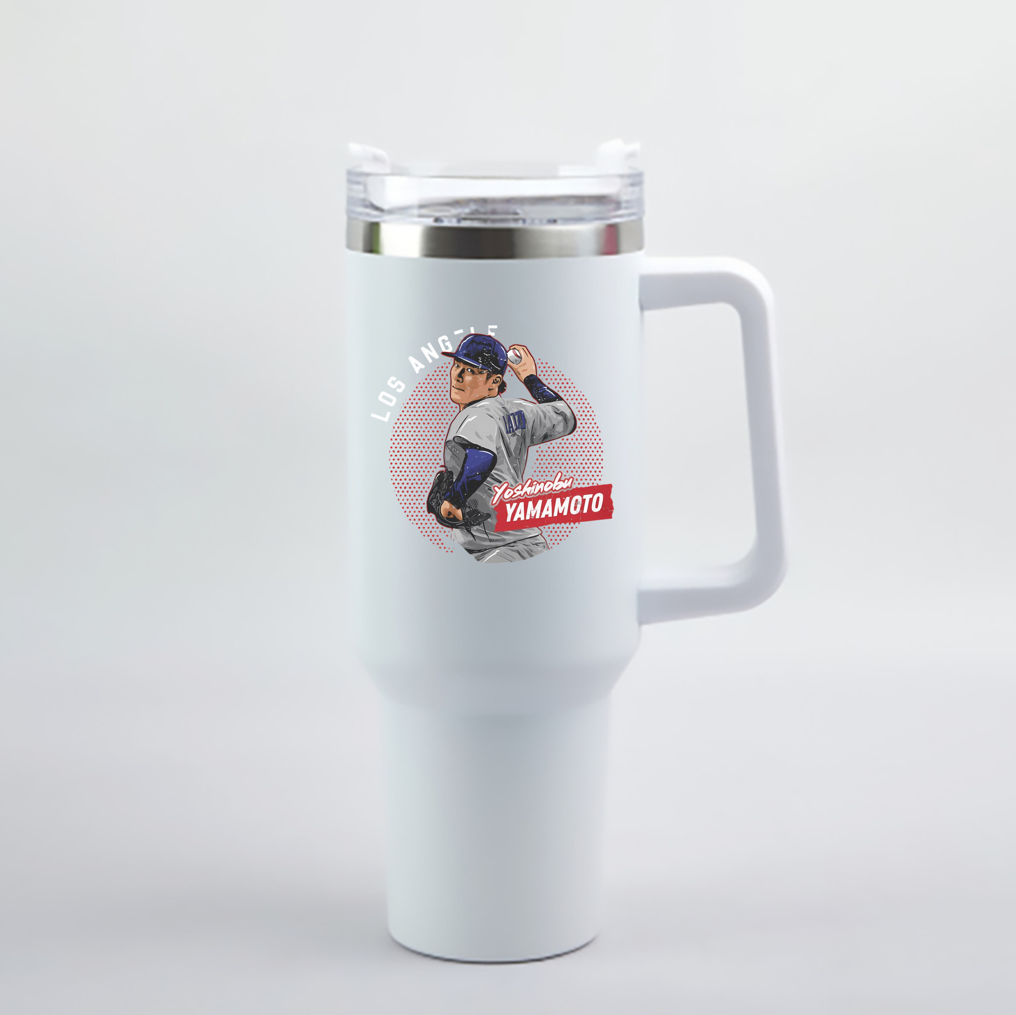  40oz Handle Car Cup With Crystal Sticker Design – Durable Stainless Steel Travel Mug With Reusable Straw – Double Wall Insulated