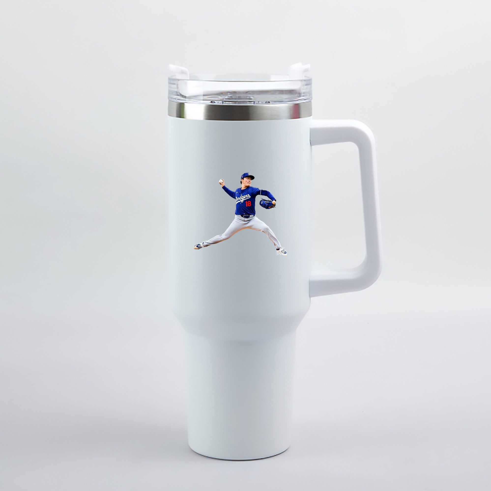  40oz Handle Car Tumbler – Durable Stainless Steel Travel Mug With UV Print – Double Wall Insulated, Fits Most Car Cup Holders