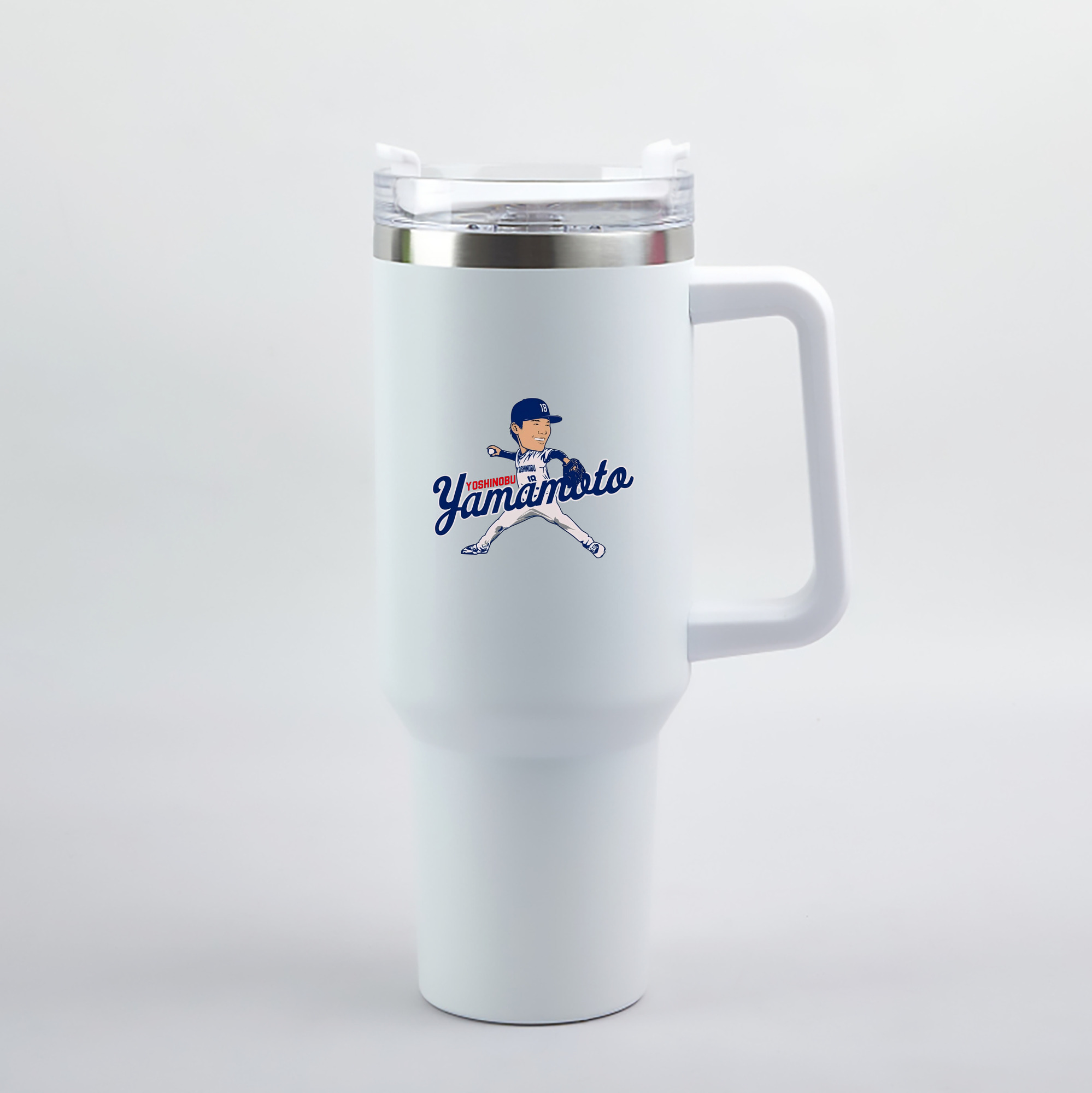  40oz Handle Car Tumbler – Durable Stainless Steel Travel Mug With UV Print – Double Wall Insulated, Fits Most Car Cup Holders